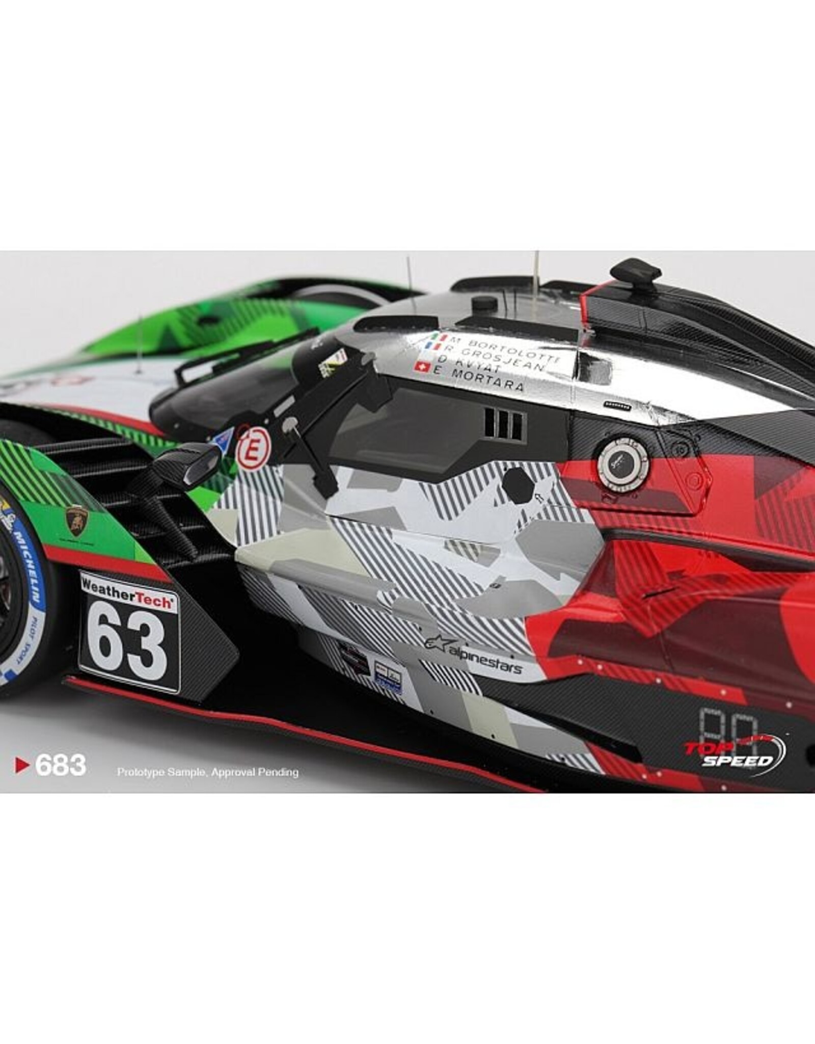 Lamborghini Lamborghini SC63 #63 Automobili Lamborghini Squadra Corse(2025 IMSA Daytona 24hrs)