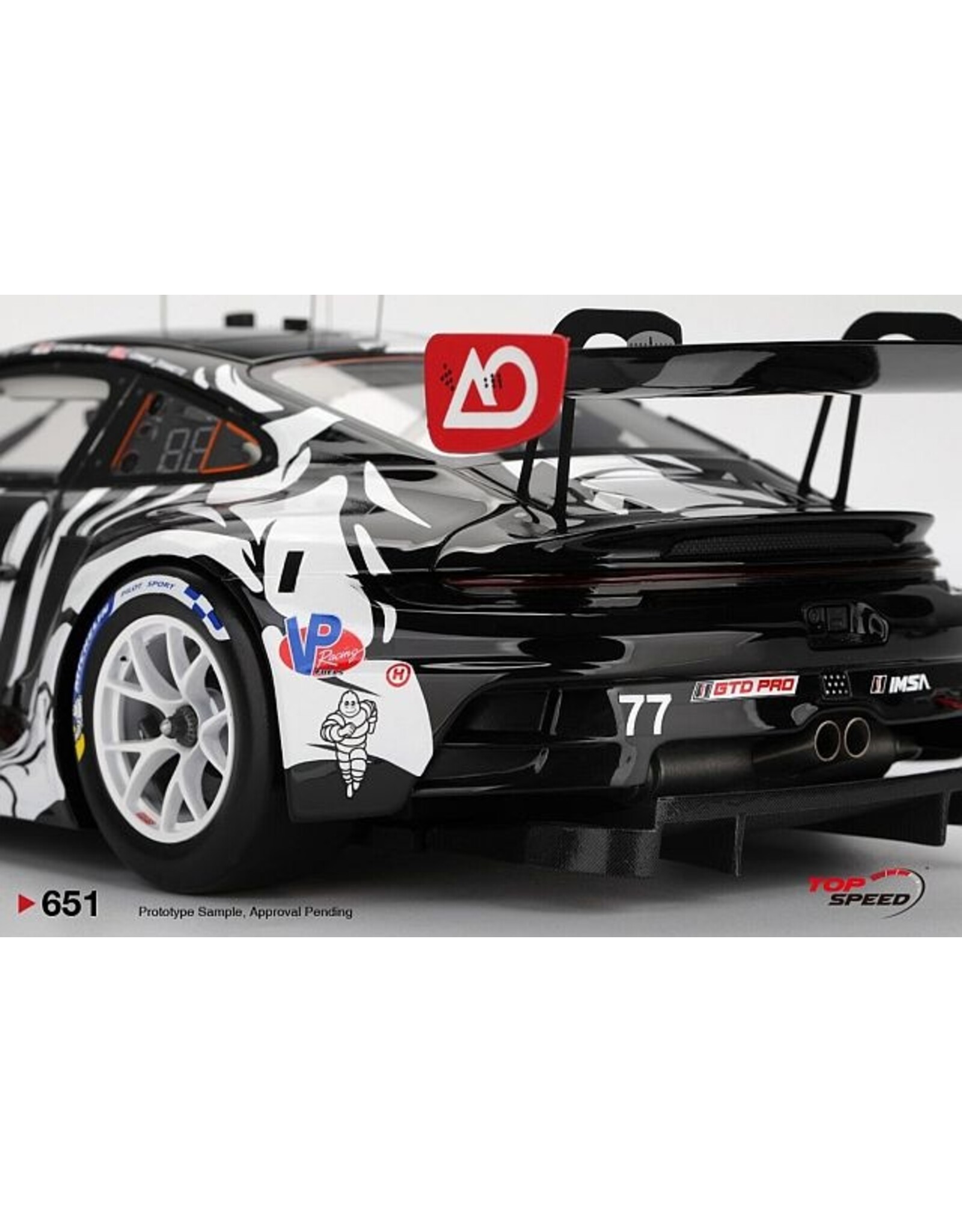 Porsche Porsche 911(992)GT3 R #77 GTD Pro AO Racing(Petit Le Mans)2025
