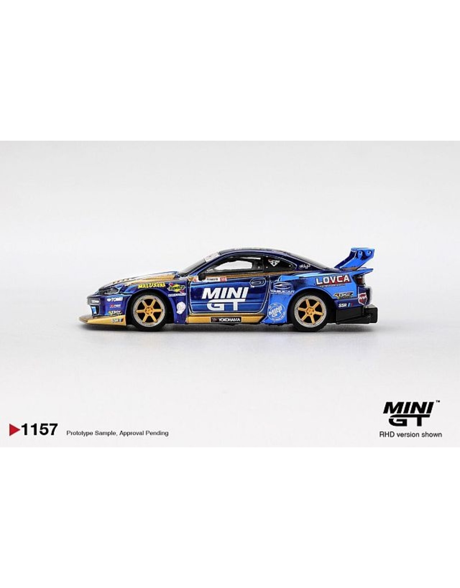 Nissan by Liberty Walk Nissan Silvia S15 LB-Super Silhouette #555 Team Mini GT Liberty Walk Formula Drift(2025)