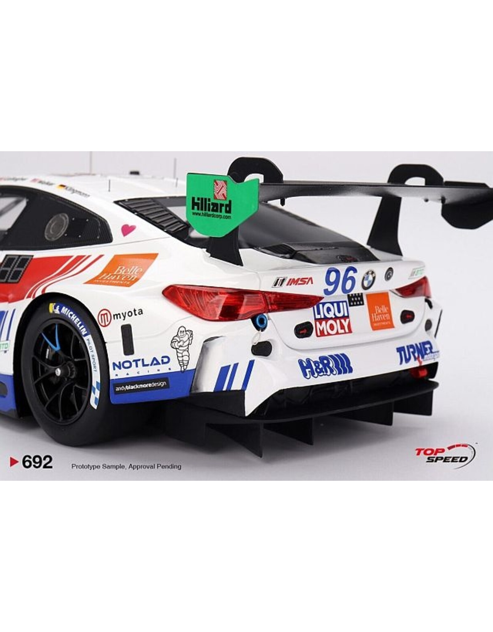 BMW BMW M4(G82)GT3 Evo #96 Turner Motorsport(Daytona 24hrs.2025)