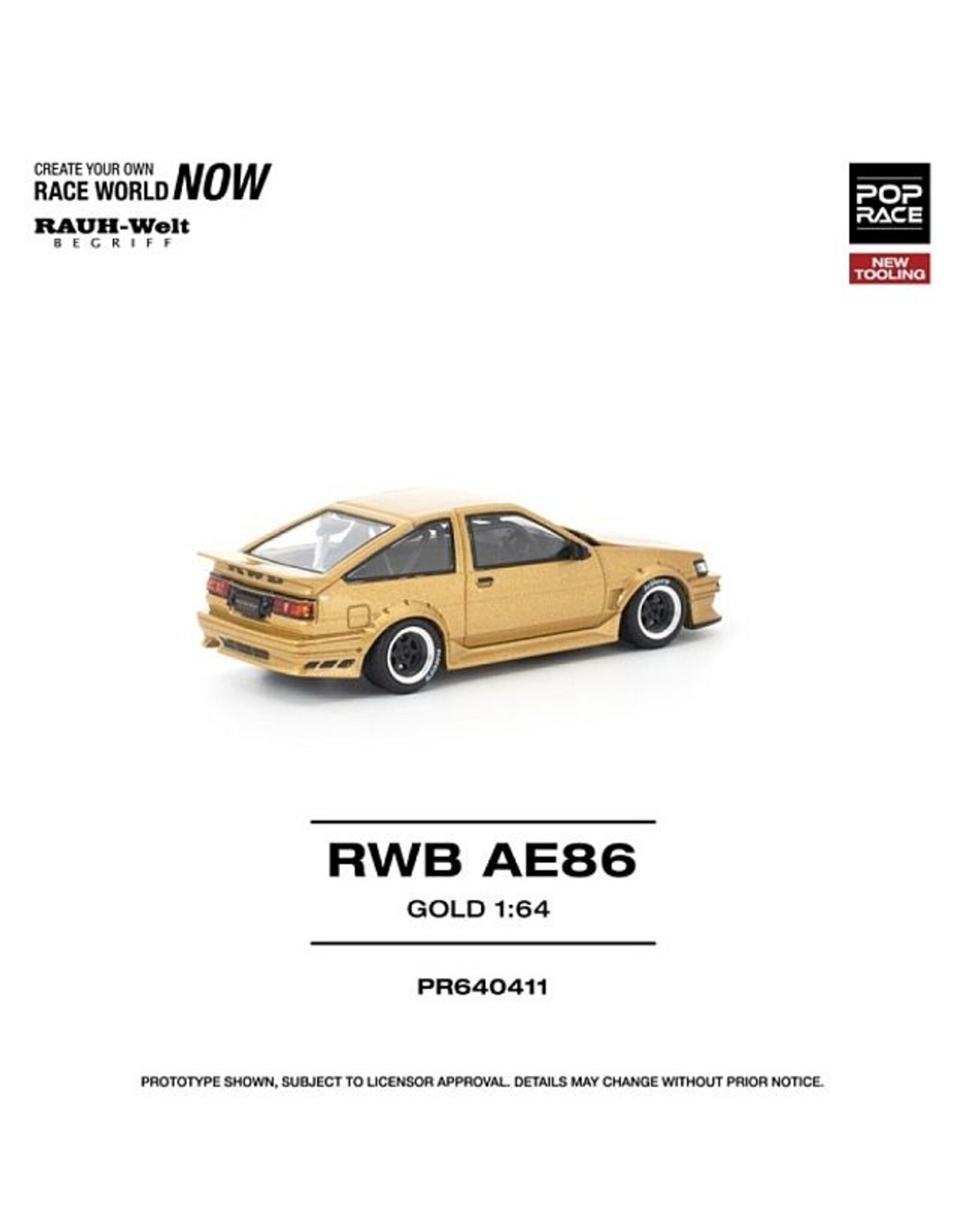 Toyota RWB AE86(gold)
