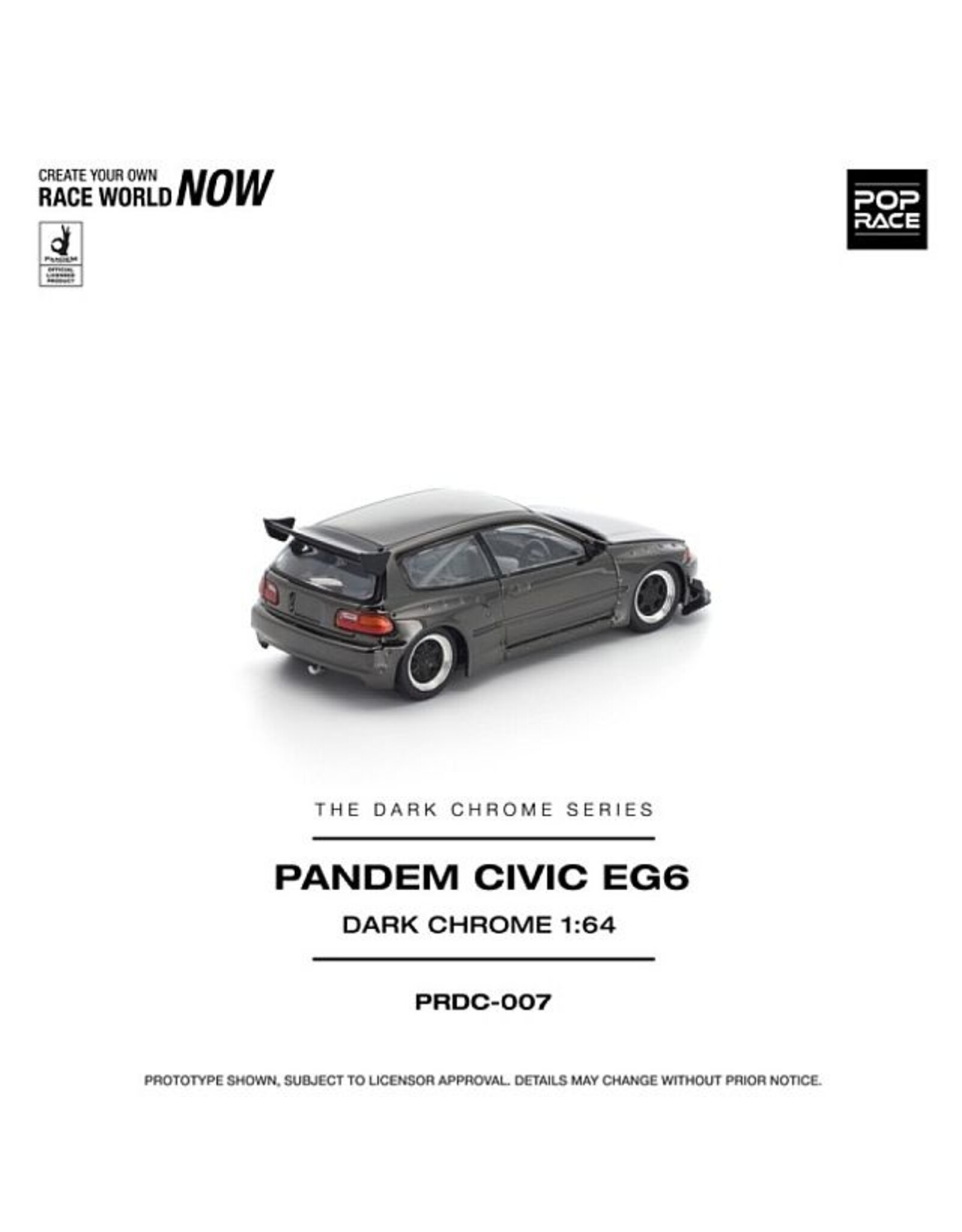 Honda by Pandem Pandem Civic EG6(dark chrome)