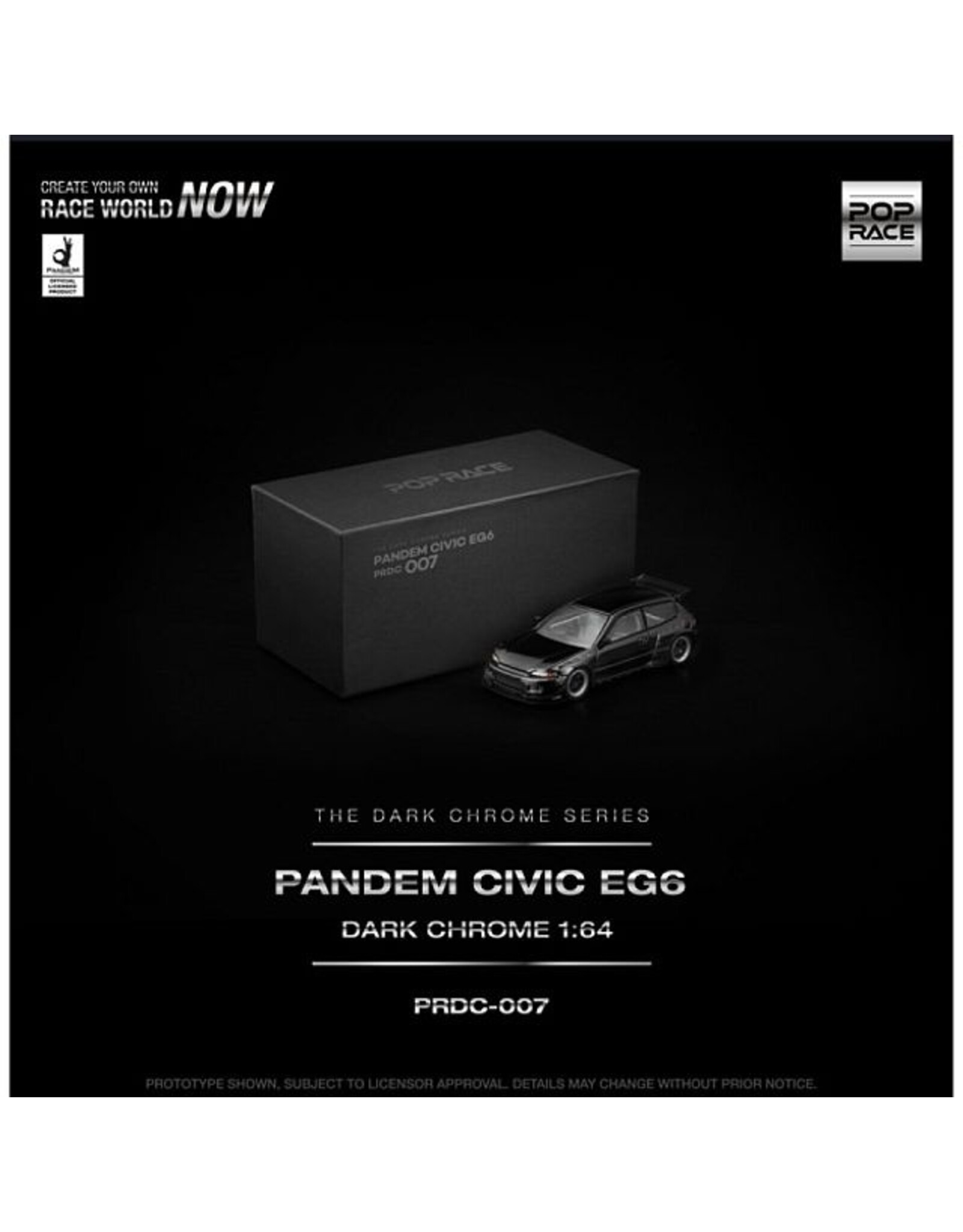 Honda by Pandem Pandem Civic EG6(dark chrome)