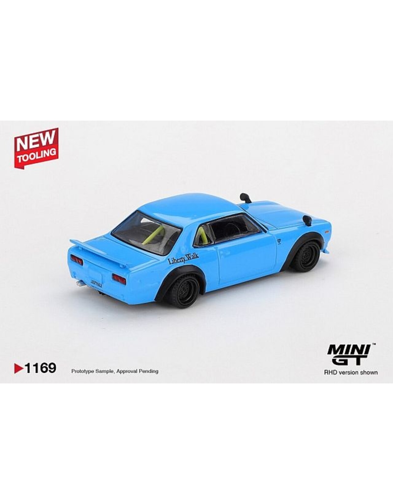 Nissan by Liberty Walk Nissan Hakosuka Baby blue Nissan LB-Works Hakosuka(2015)