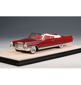 Cadillac(General Motors) Cadillac Eldorado Biarritz(1963)open roof(Matador red metallic