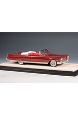 Cadillac(General Motors) Cadillac Eldorado Biarritz(1963)open roof(Matador red metallic