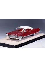 Cadillac(General Motors) Cadillac Eldorado Biarritz(1963)closed roof(Matador red metallic