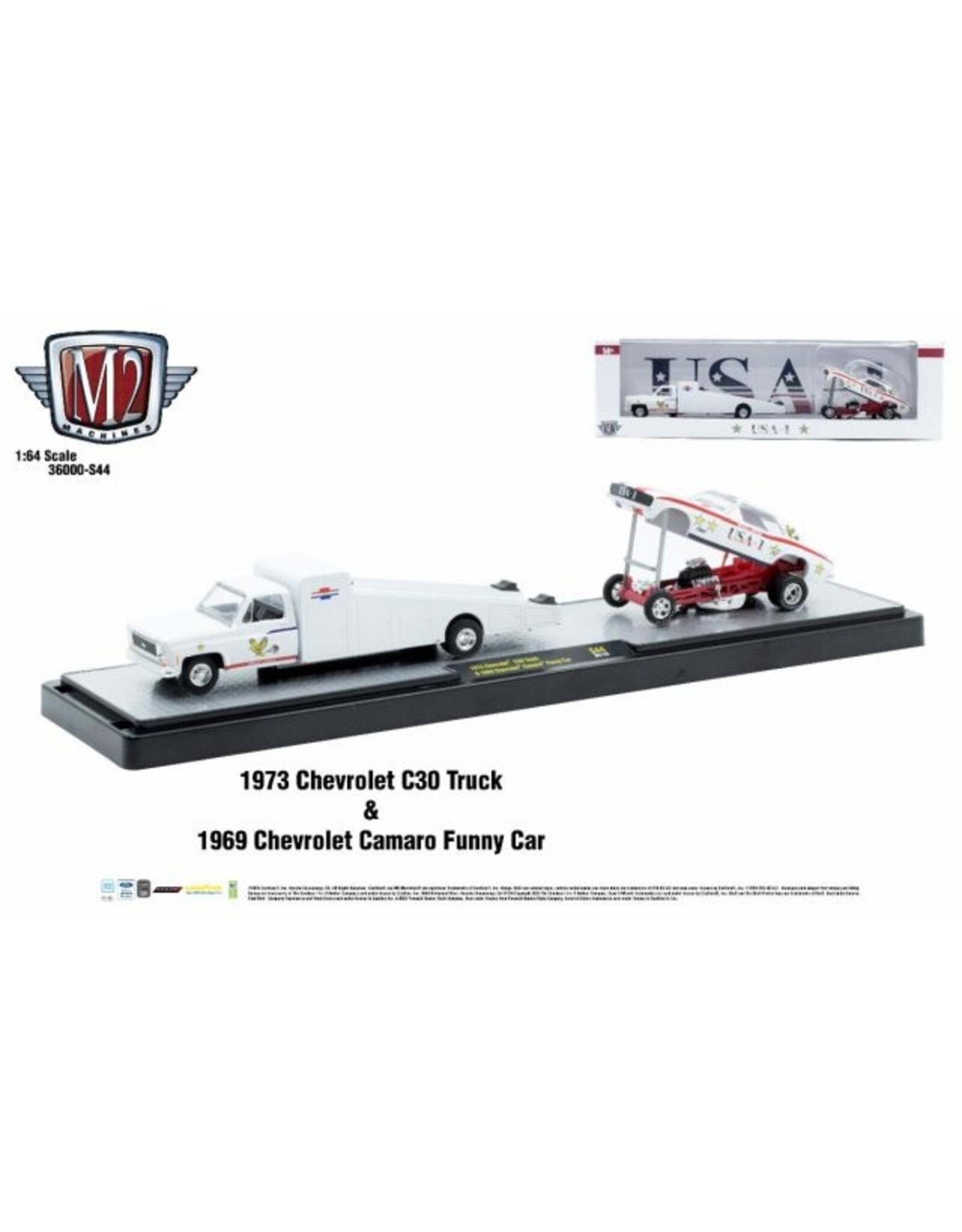 Chevrolet Chevrolet C30 Truck(1973)& Chevrolert Camaro Funny Car(1969)