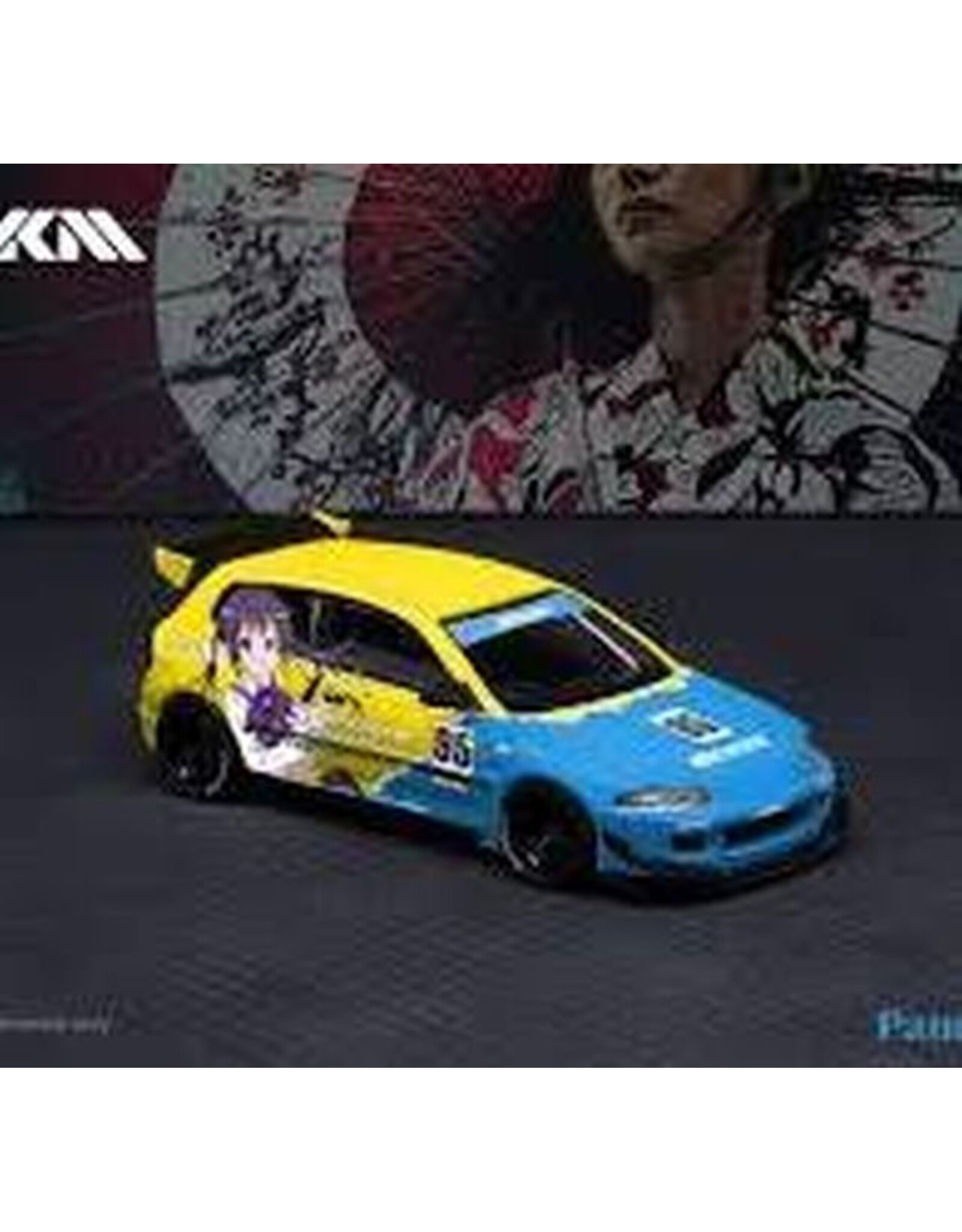 Honda Rocket Bunny Spoon Honda Civic EG6 with Bear Brik figure