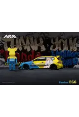 Honda Rocket Bunny Spoon Honda Civic EG6 with Bear Brik figure