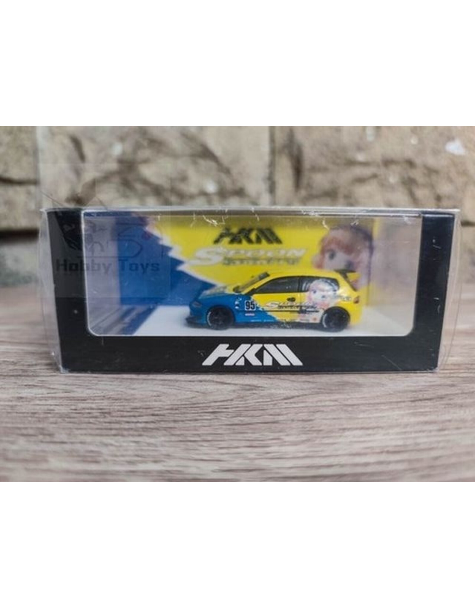 Honda Rocket Bunny Spoon Honda Civic EG6 with Bear Brik figure