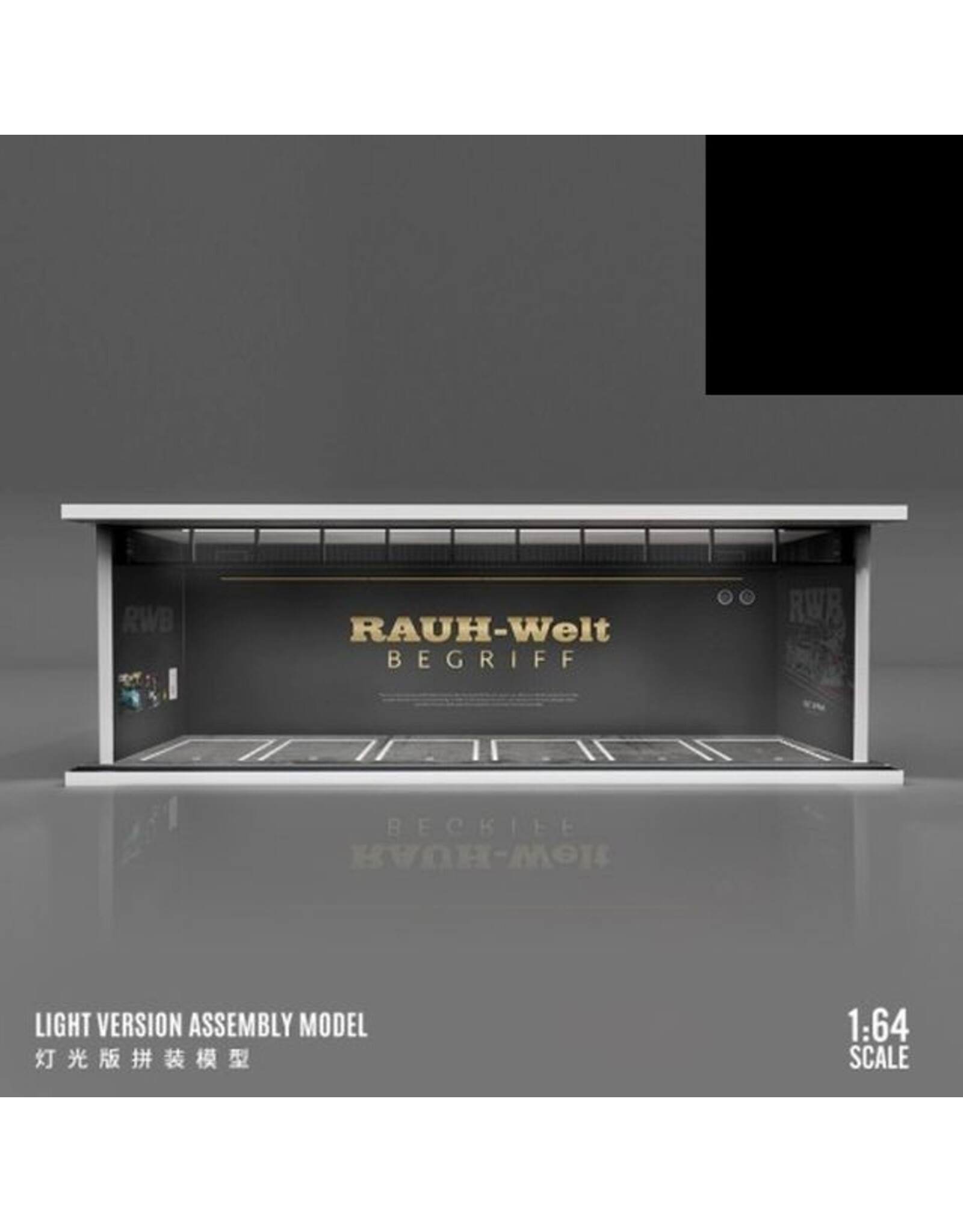 Accessories Parking garage "RWB" with light