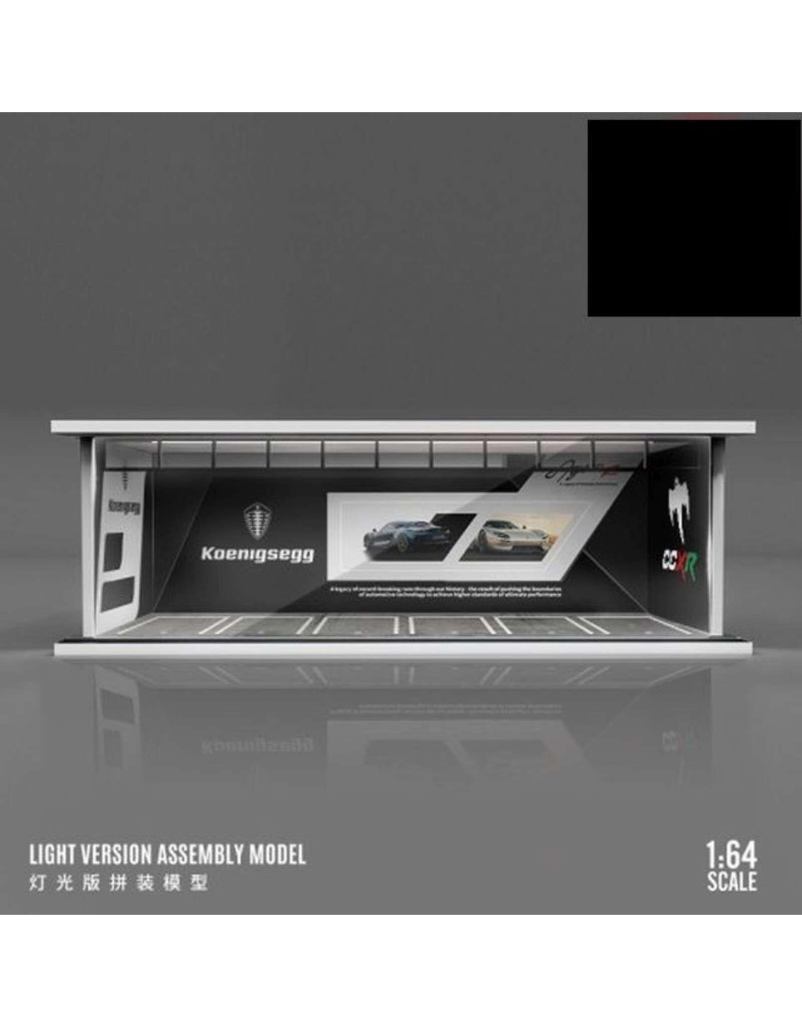 Accessories Parking garage " Koenigsegg " with light