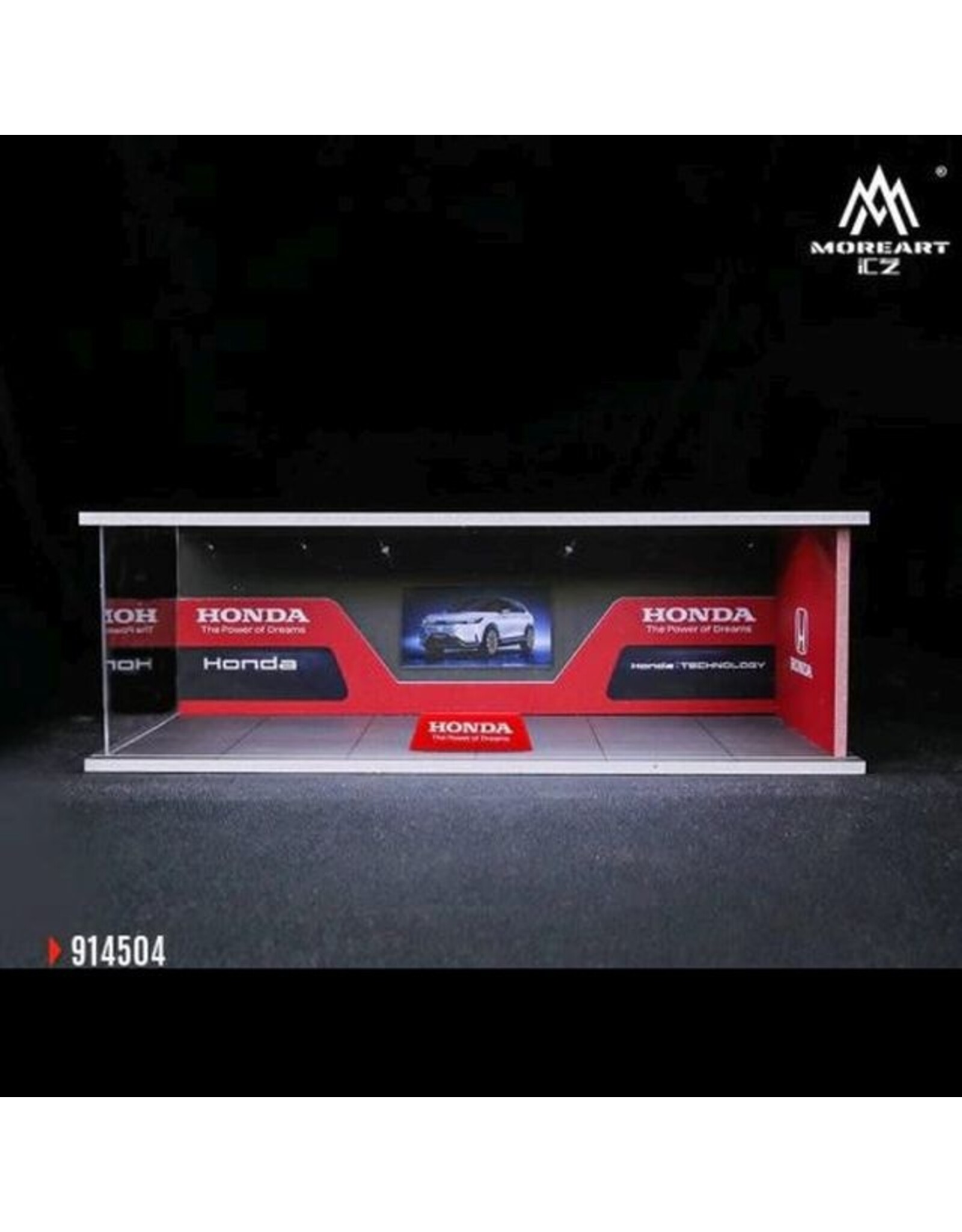 Accessories Diorama Honda show room with light