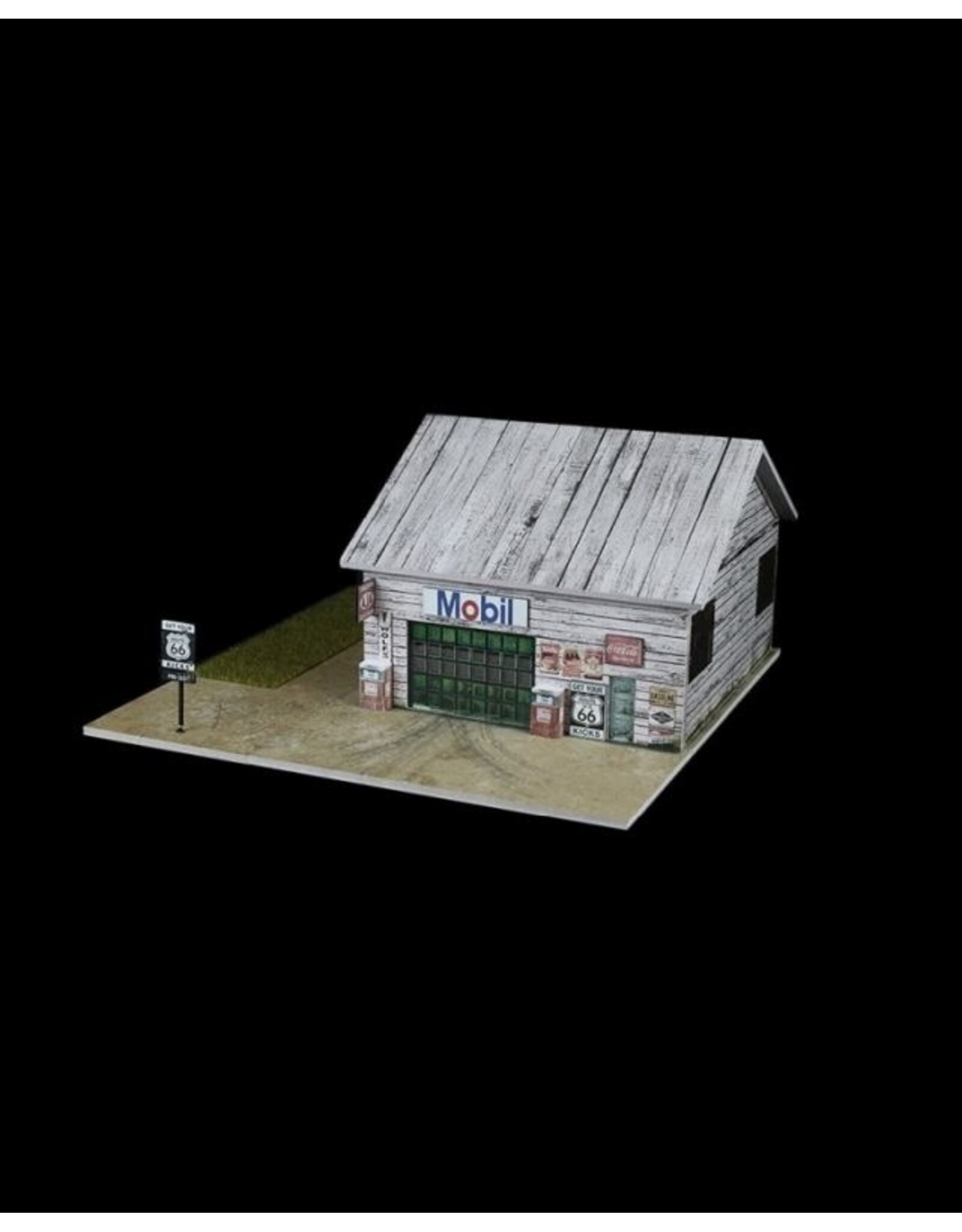 Accessories Diorama factory with light