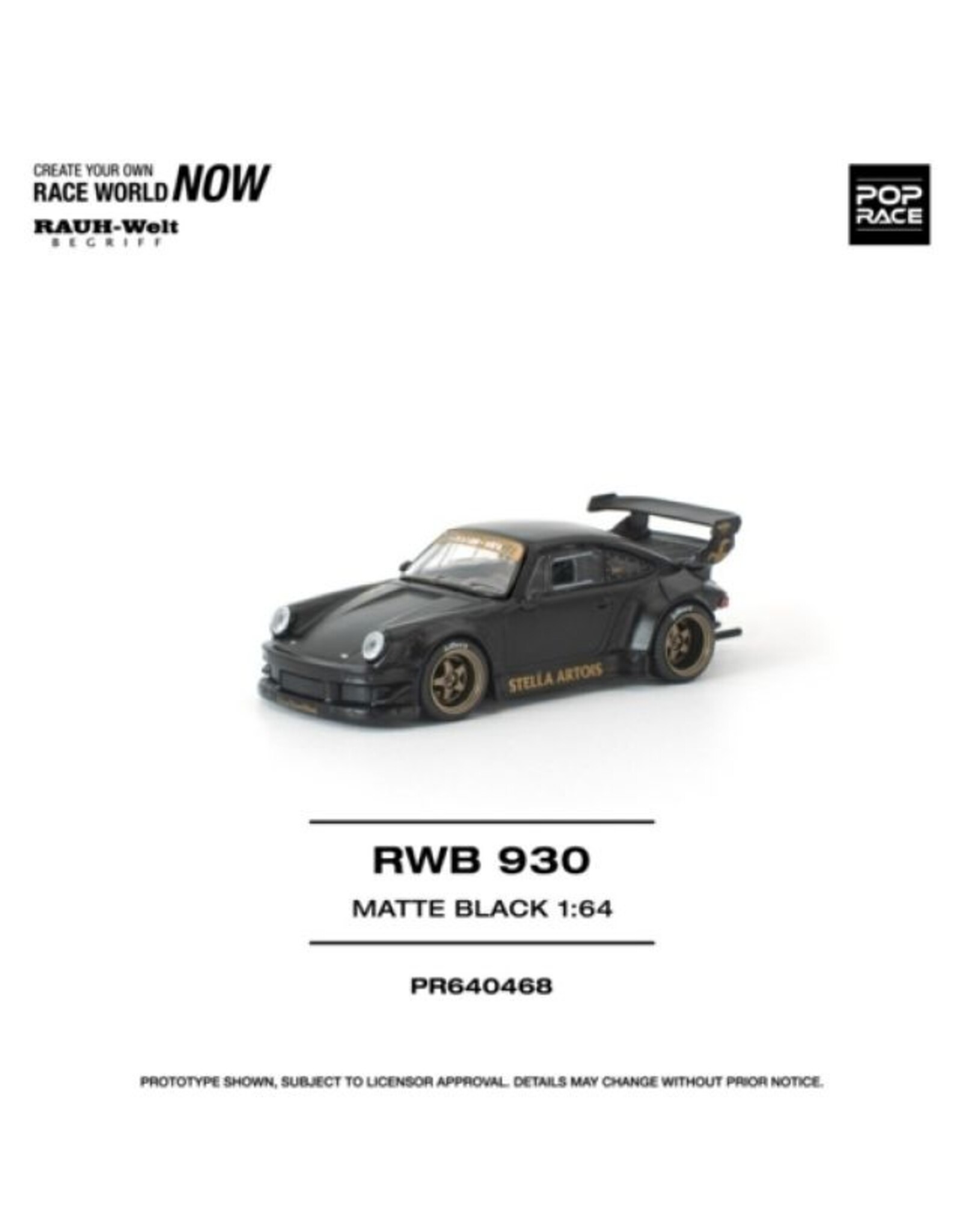 Porsche by RWB RWB 930 "Stella Artois" (matte black)