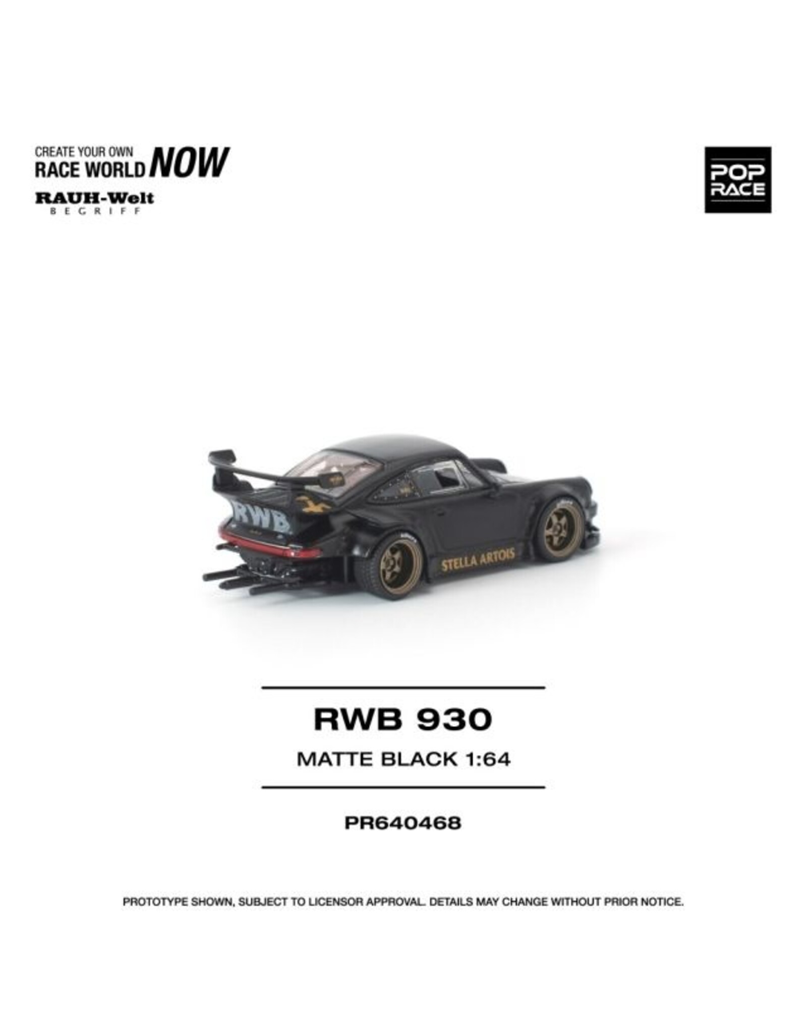 Porsche by RWB RWB 930 "Stella Artois" (matte black)