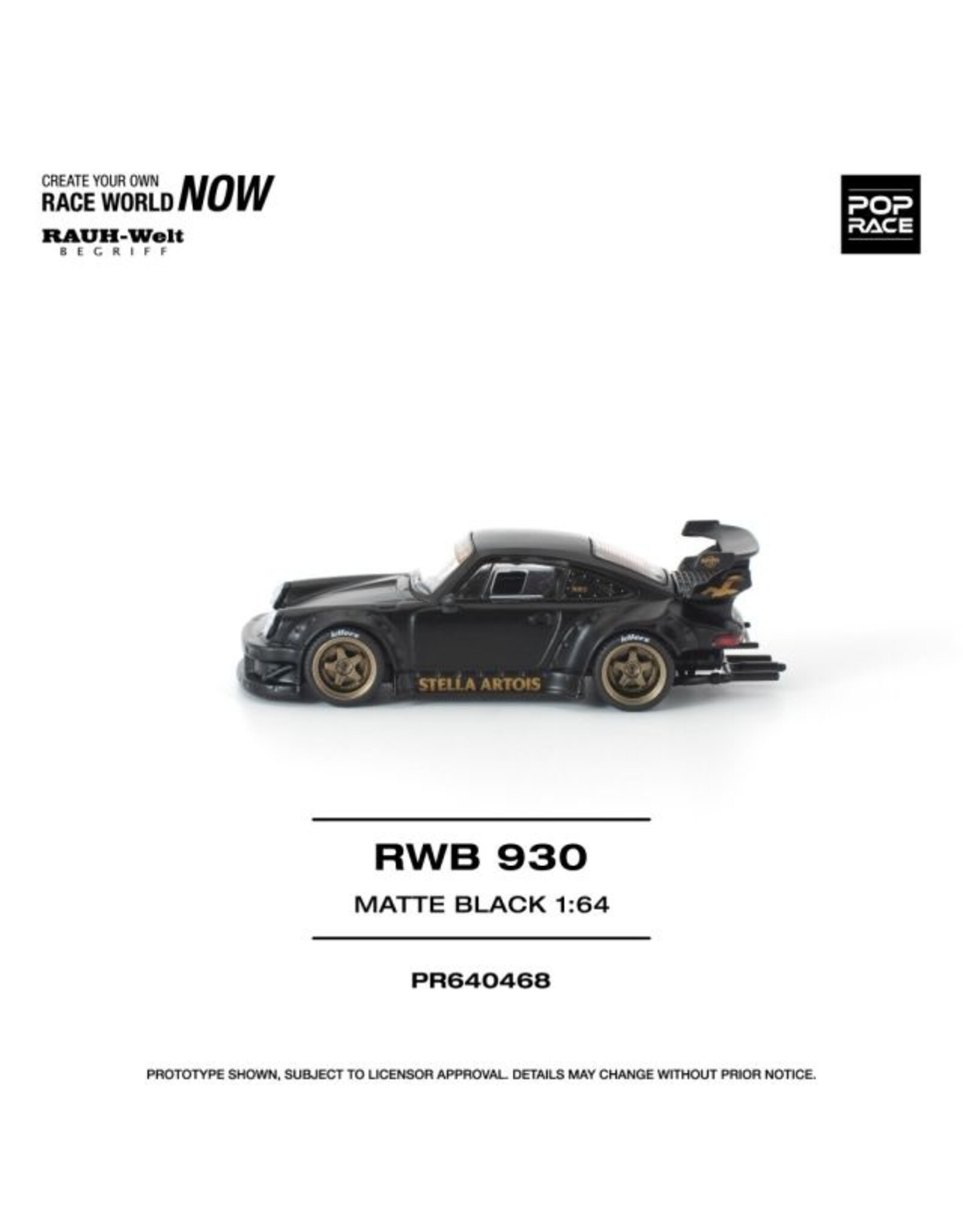 Porsche by RWB RWB 930 "Stella Artois" (matte black)