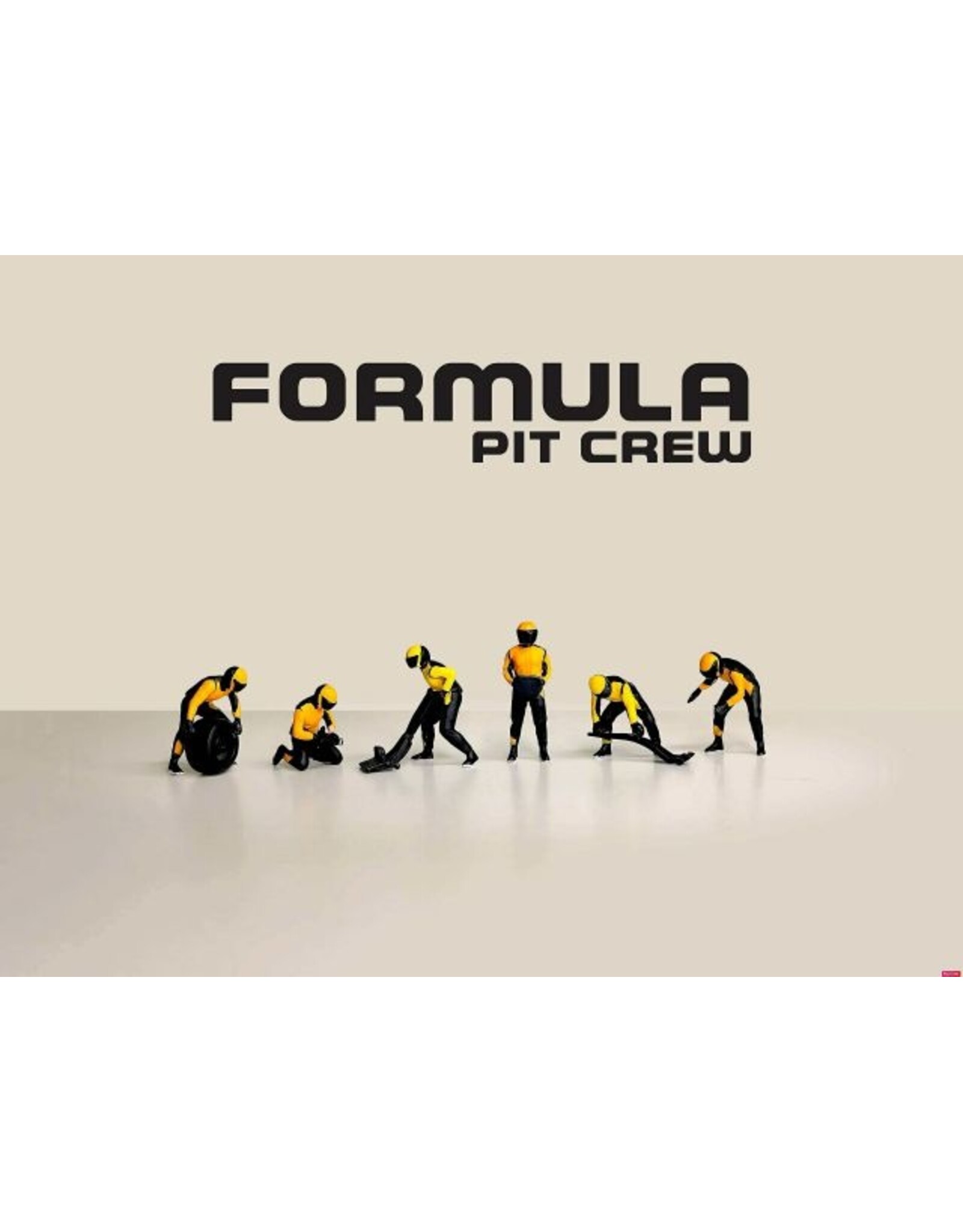 Accessories Formule Pit Crew Figures-Team orange(6 fig)