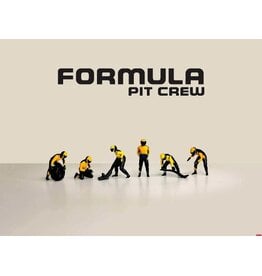 Accessories Formule Pit Crew Figures-Team orange(6 fig)