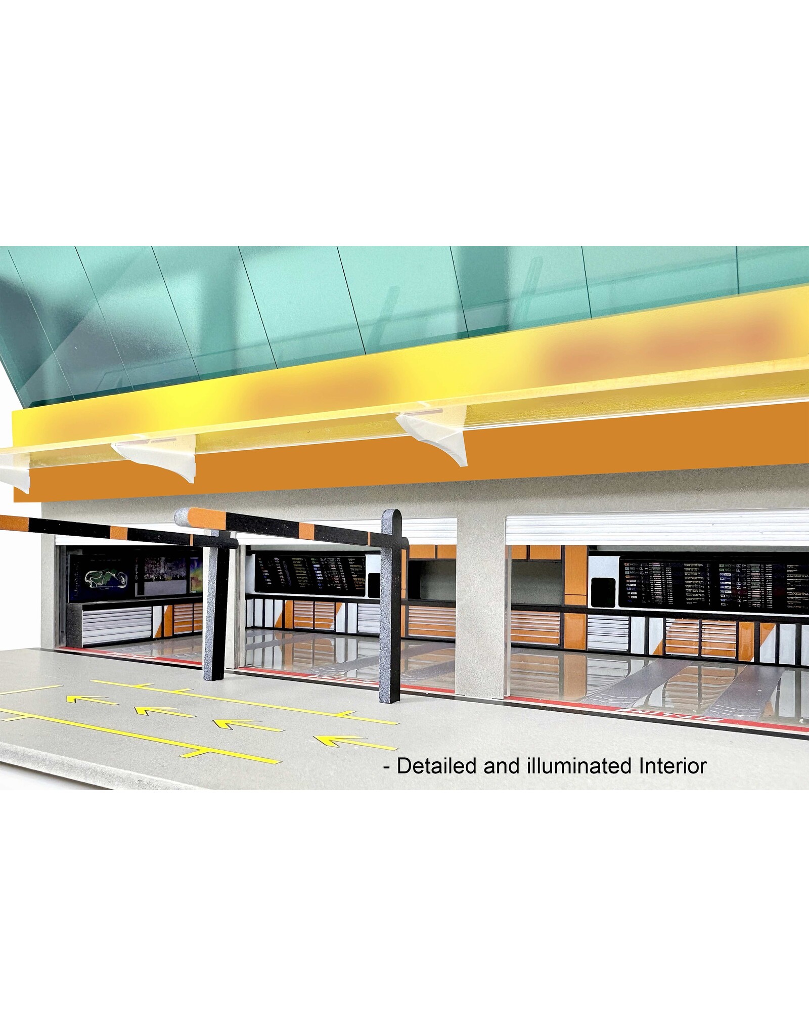 Accessories Grand Prix Paddock Diorama-Team Orange