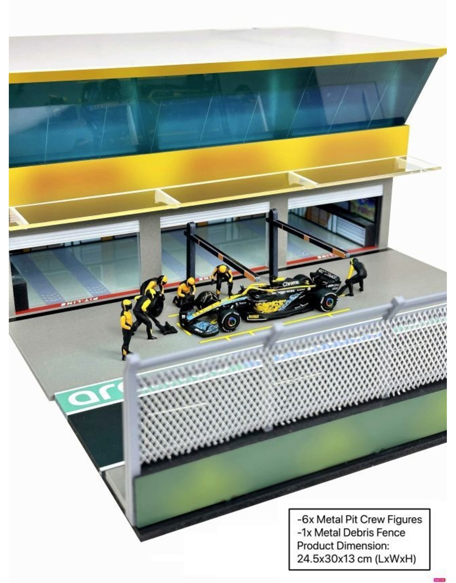 Accessories Grand Prix Paddock Diorama-Team Blue