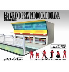Accessories Grand Prix Paddock Diorama-Team red