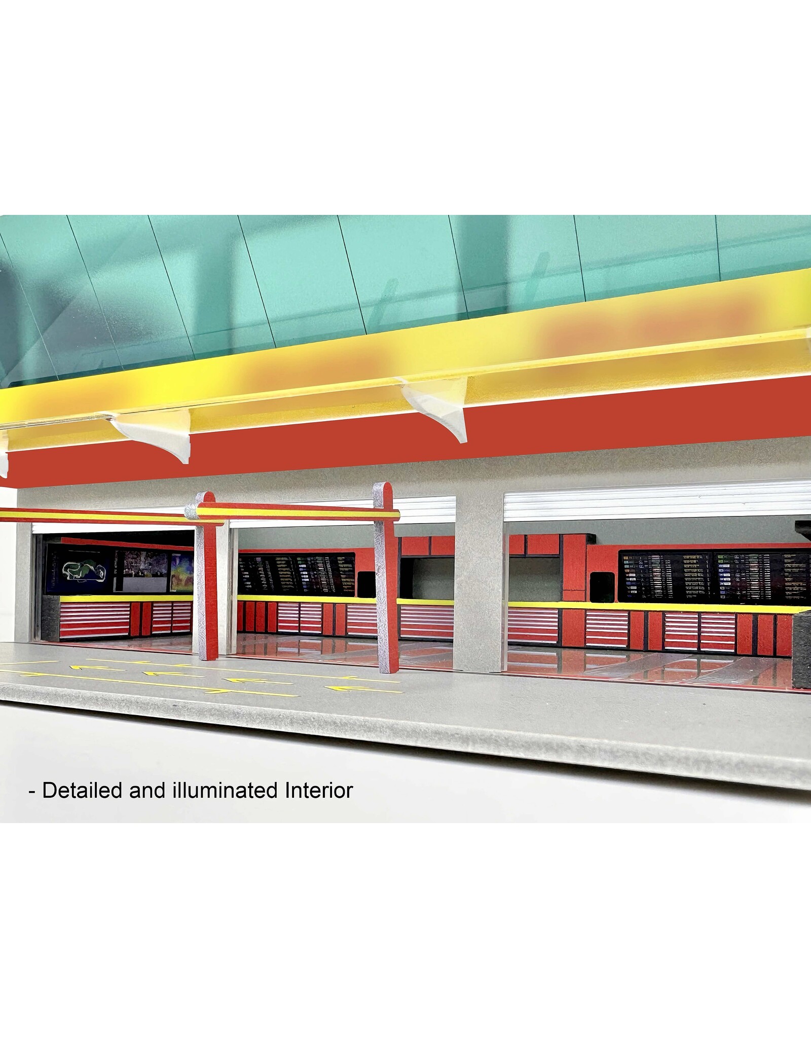 Accessories Grand Prix Paddock Diorama-Team red