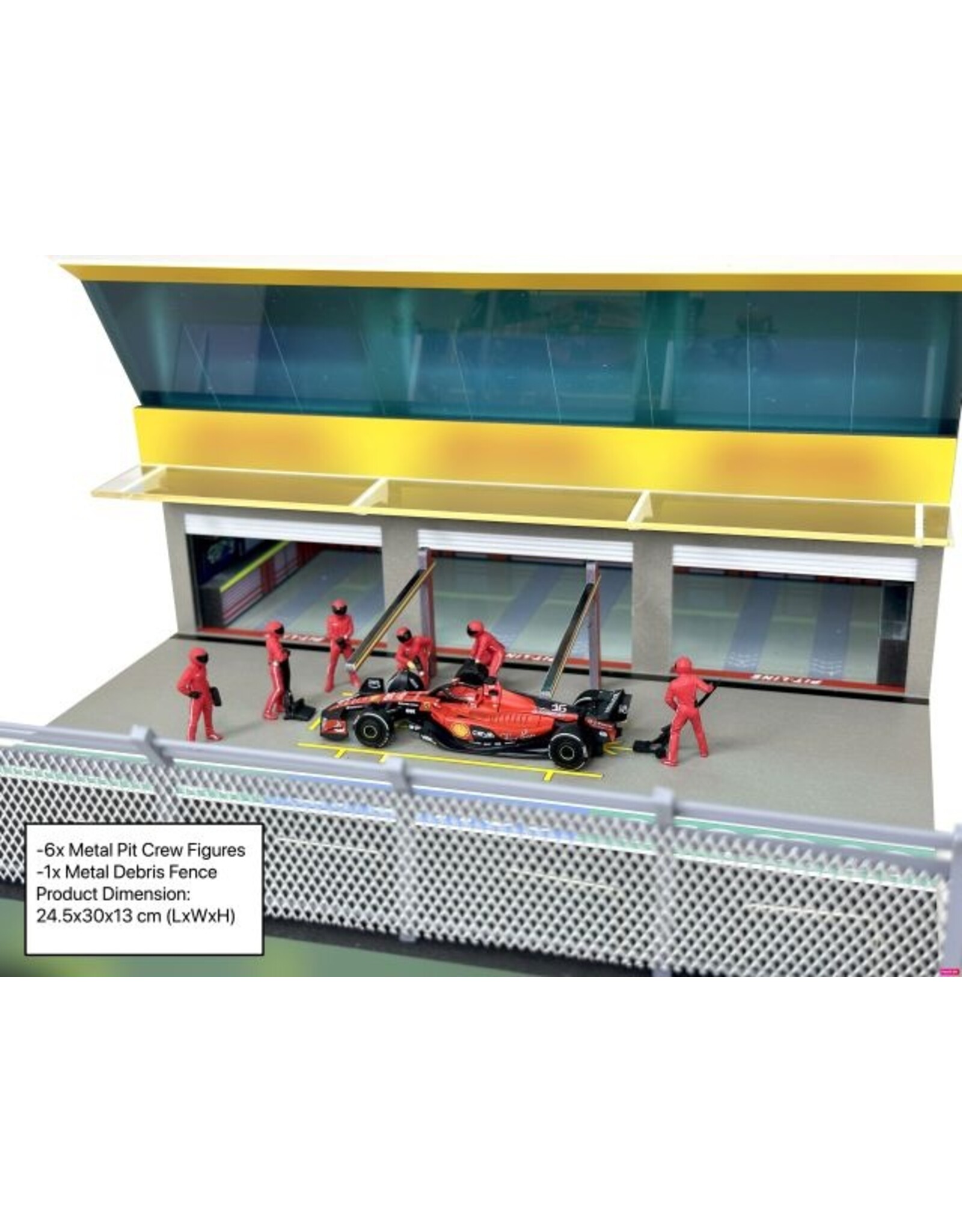 Accessories Grand Prix Paddock Diorama-Team red