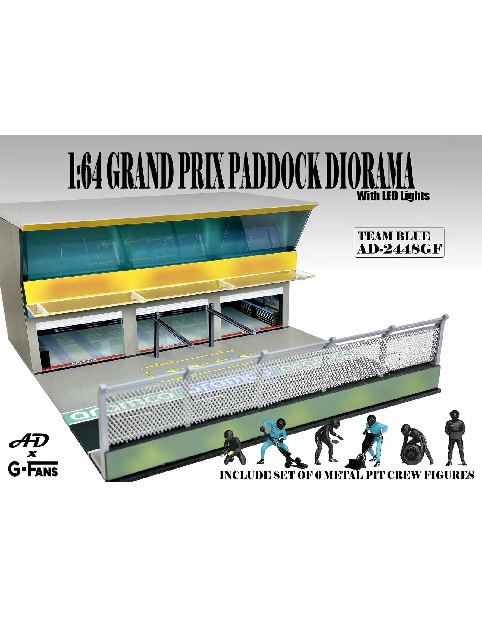 Accessories Grand Prix Paddock Diorama-Team Black