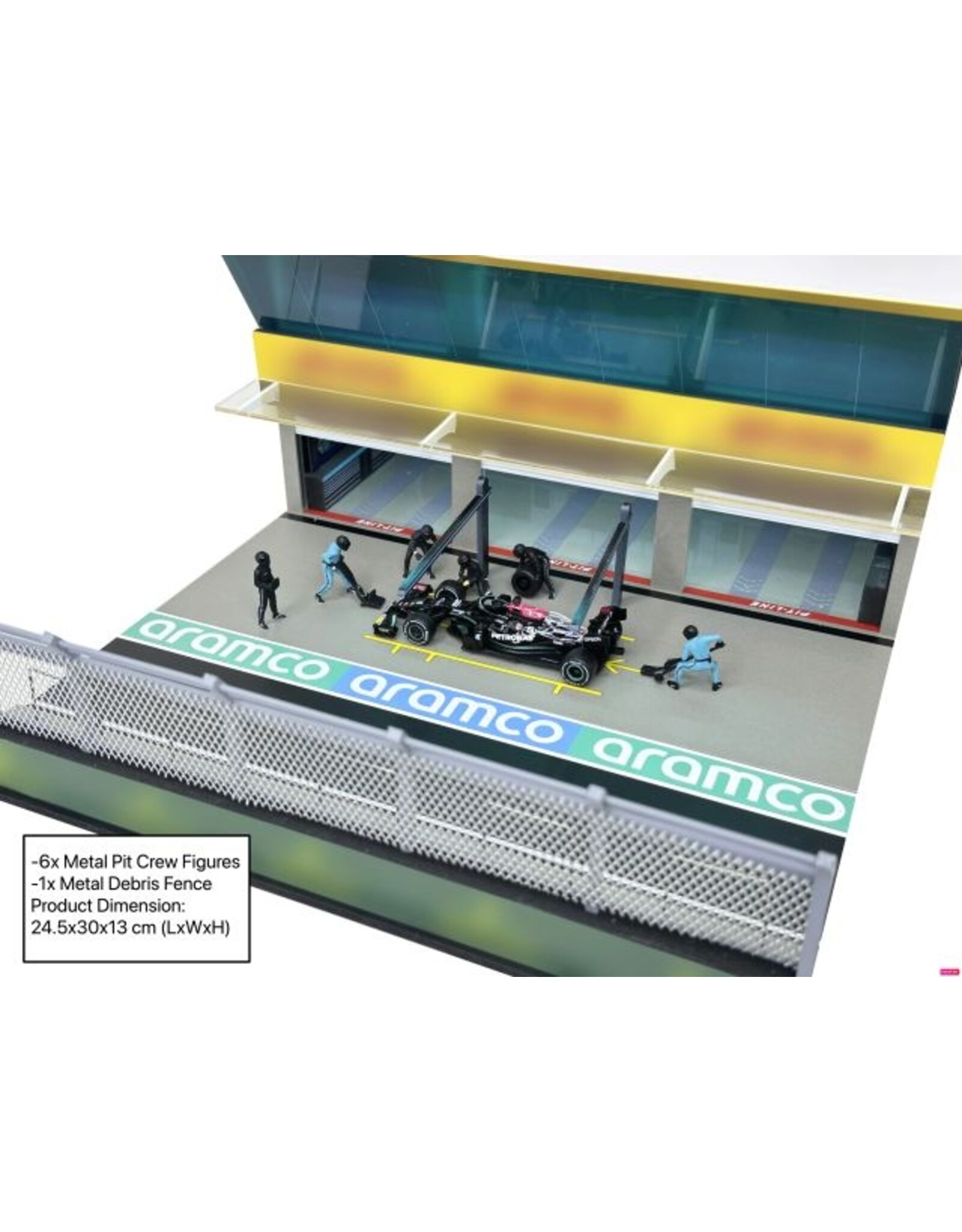 Accessories Grand Prix Paddock Diorama-Team Black