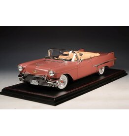 Cadillac(General Motors) Cadillac Series 62 convertible(open roof)1957(Dusty rose metallic)