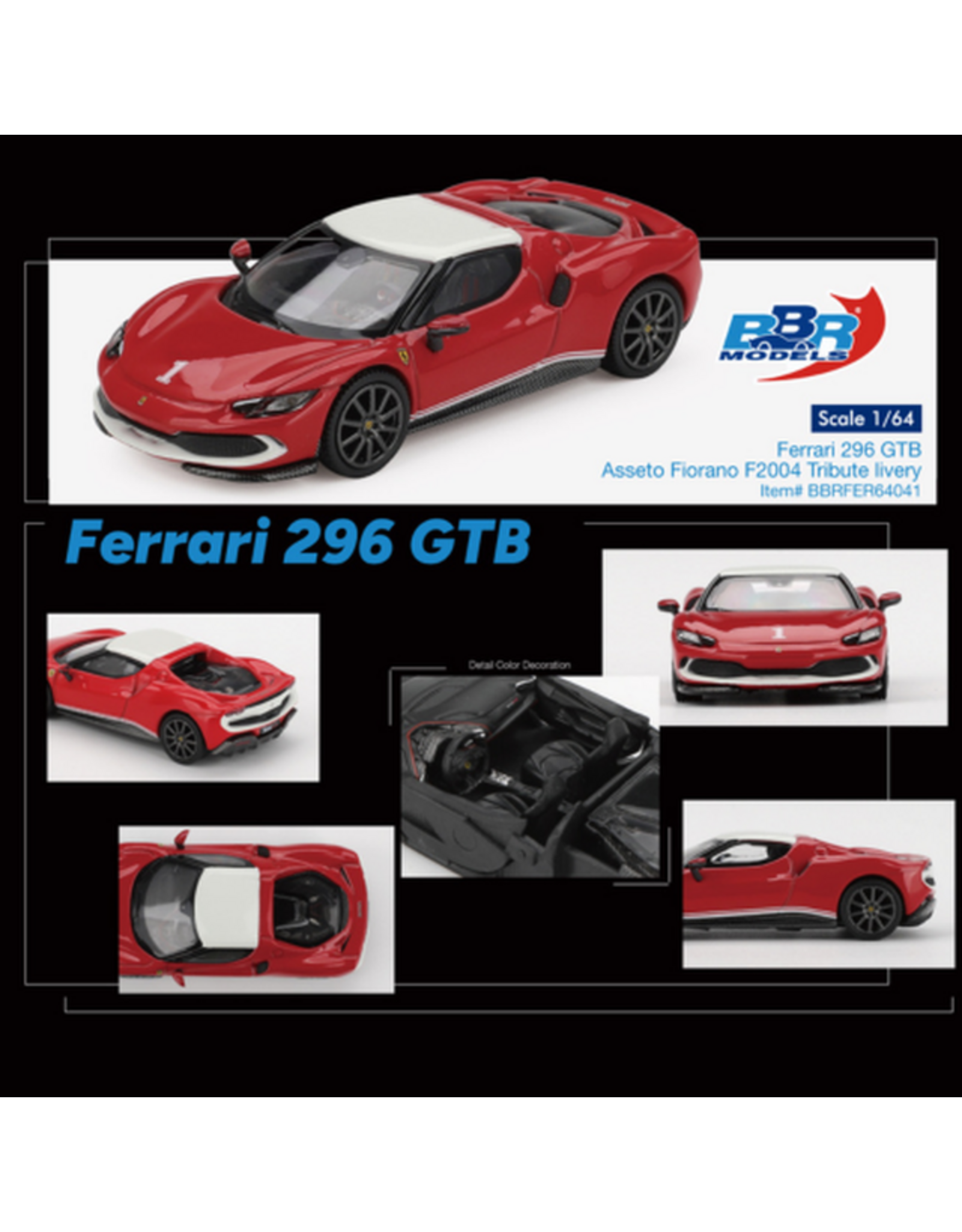 Ferrari Ferrari 296 GTB Asseto Fiorino  F2004 Tribute Livery(2024)