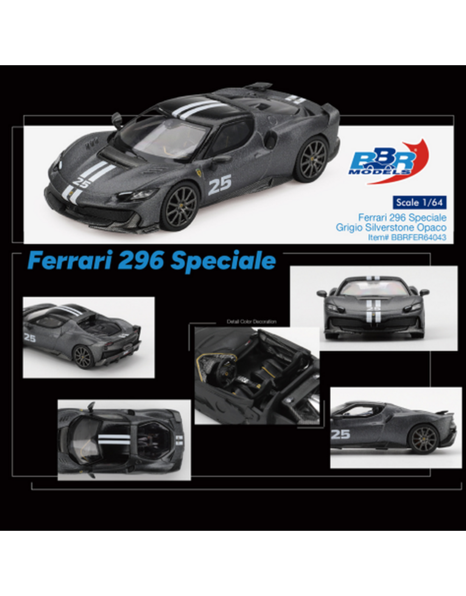 Ferrari Ferrari 296 Speciale(grigio Silverstone Opaco(2025)