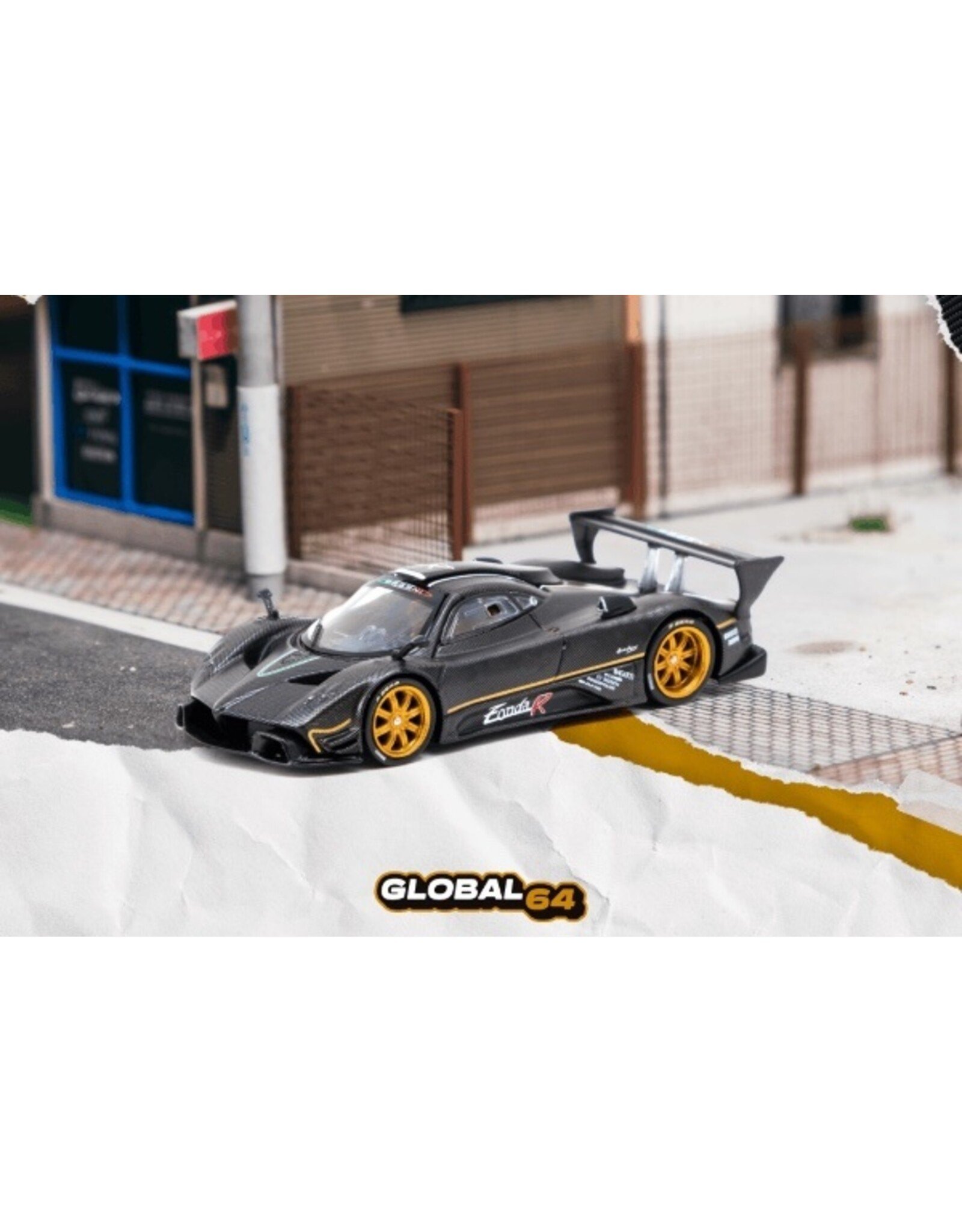 Pagani Automobili SpA Pagani Zonda R(2007)matte exposed carbon fiber