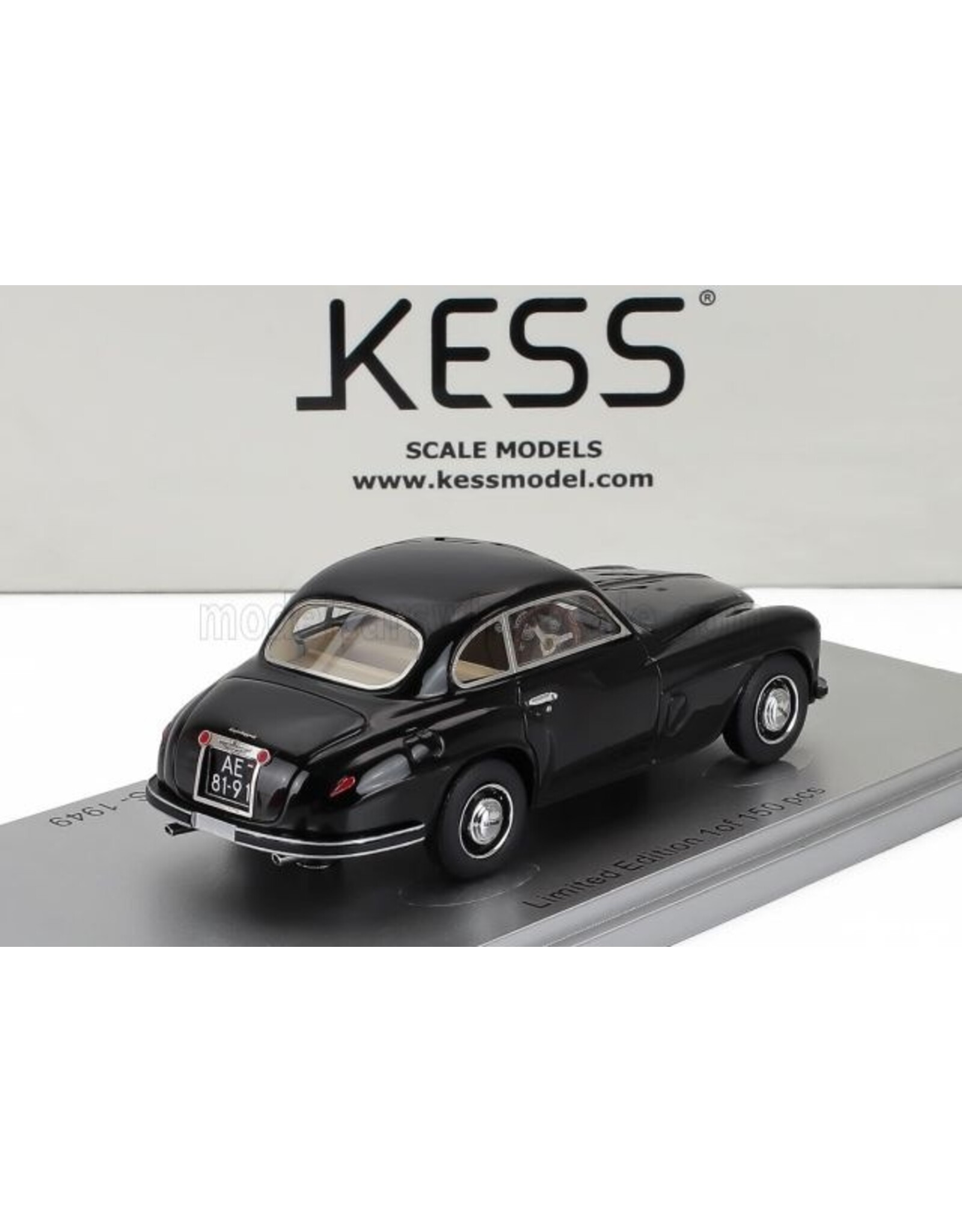 Ferrari by Touring Ferrari 166 sn0295S Touring coupé(1949)black