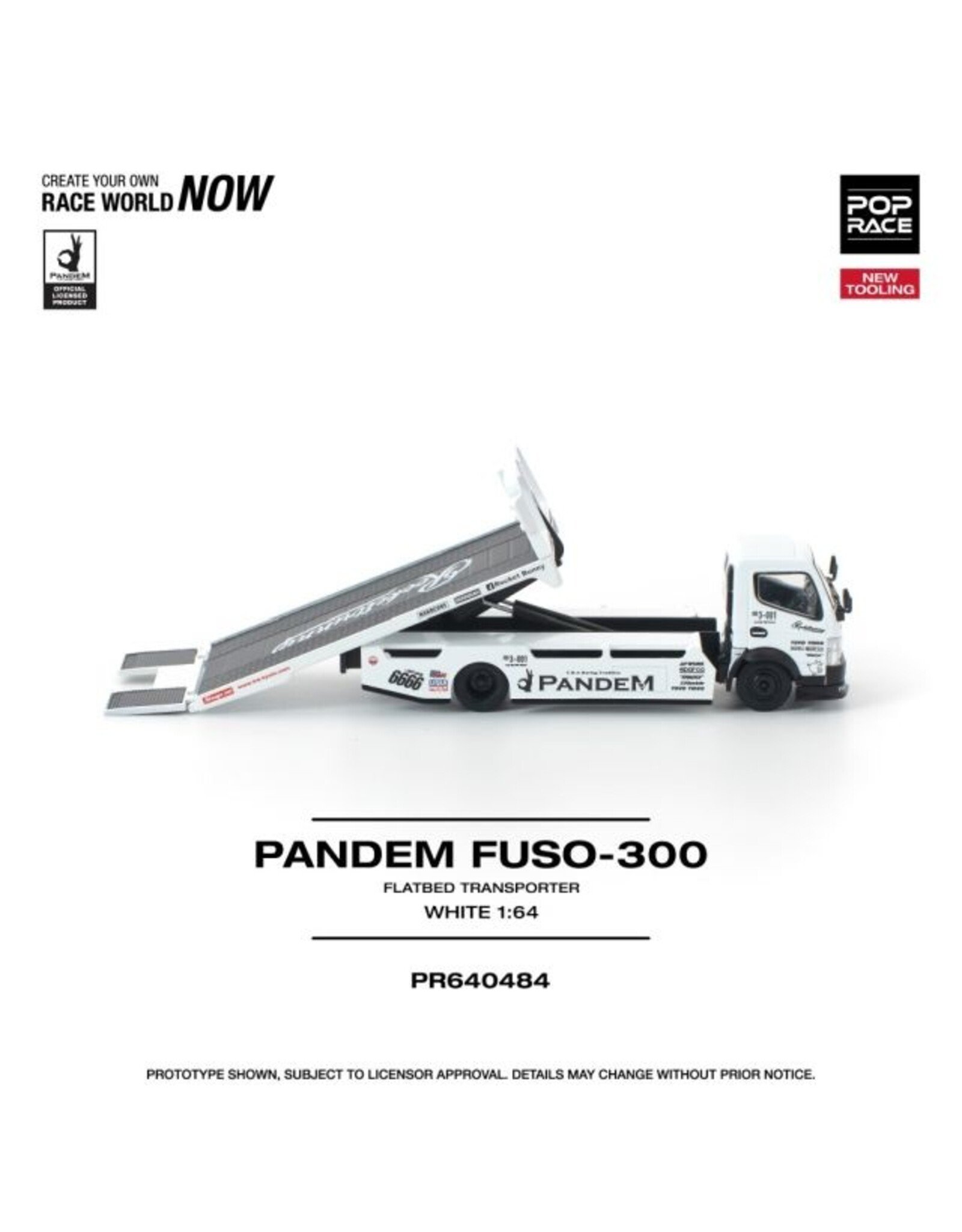 Hino Pandem Fuso 300 Flatbed Transporter