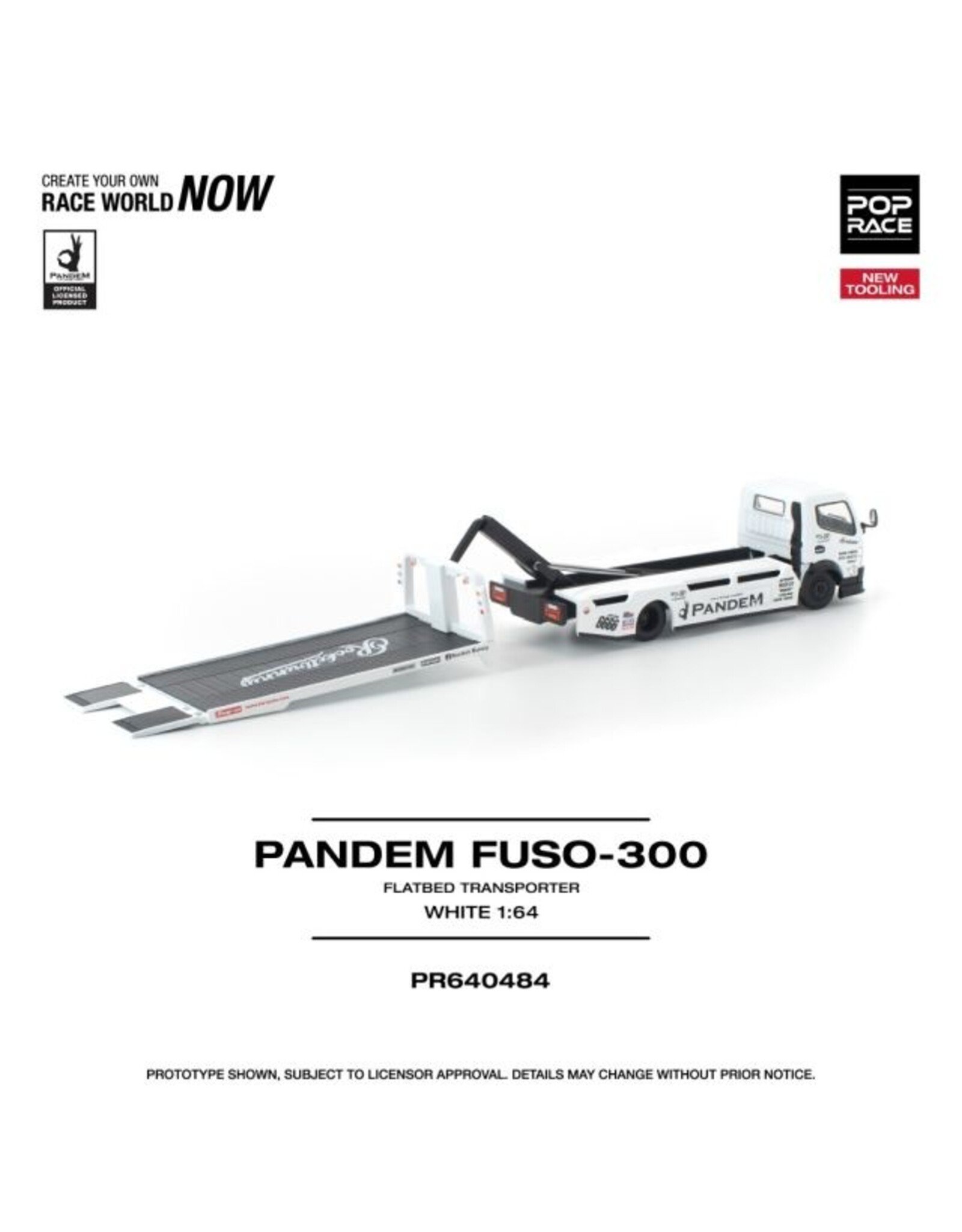 Hino Pandem Fuso 300 Flatbed Transporter