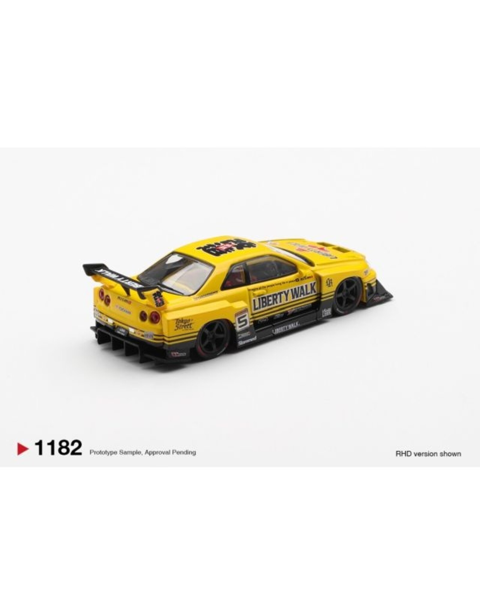 Nissan by Liberty Walk Nissan LB-ER34 Super Silhouette Skyline Sport#5(yellow)
