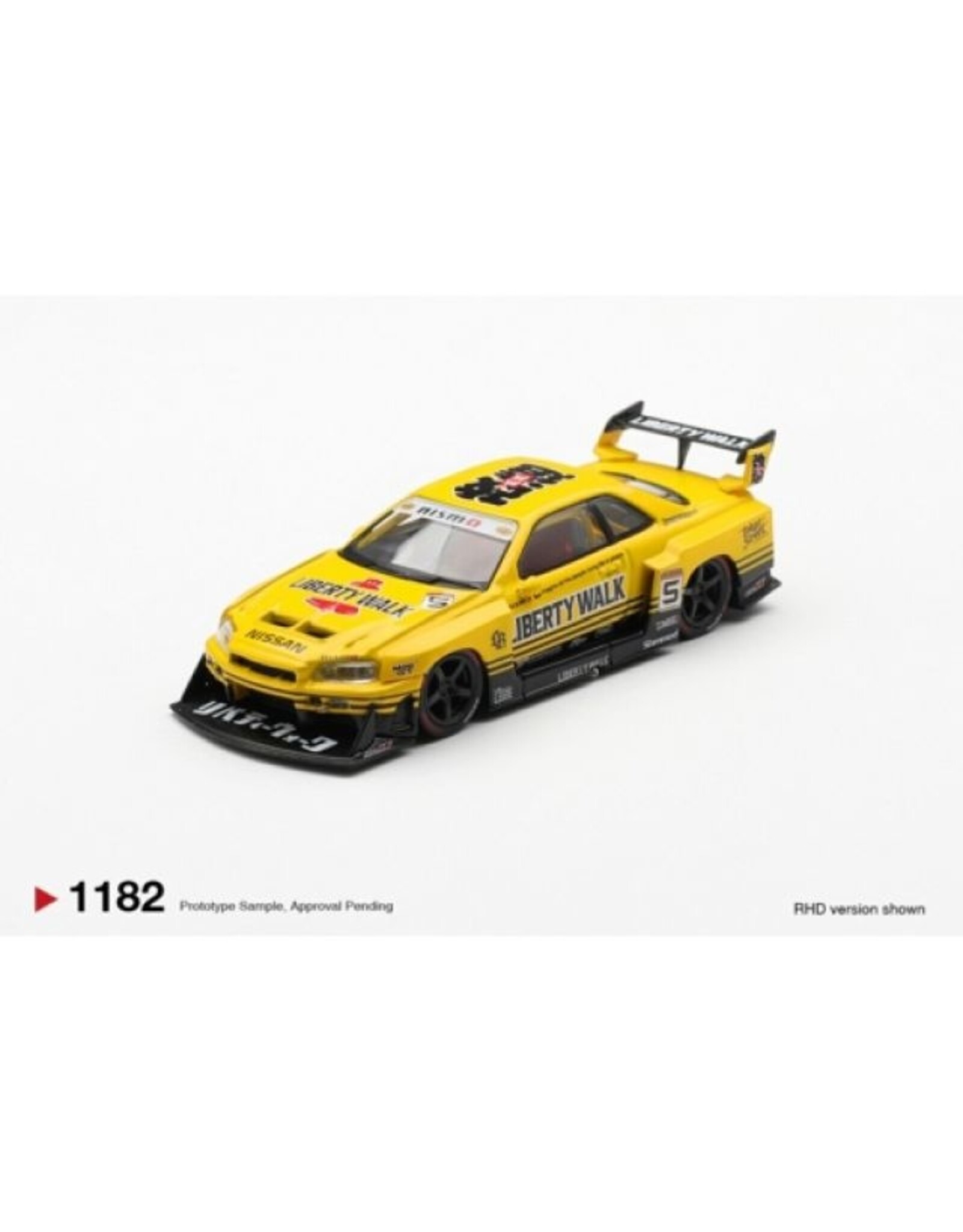 Nissan by Liberty Walk Nissan LB-ER34 Super Silhouette Skyline Sport#5(yellow)