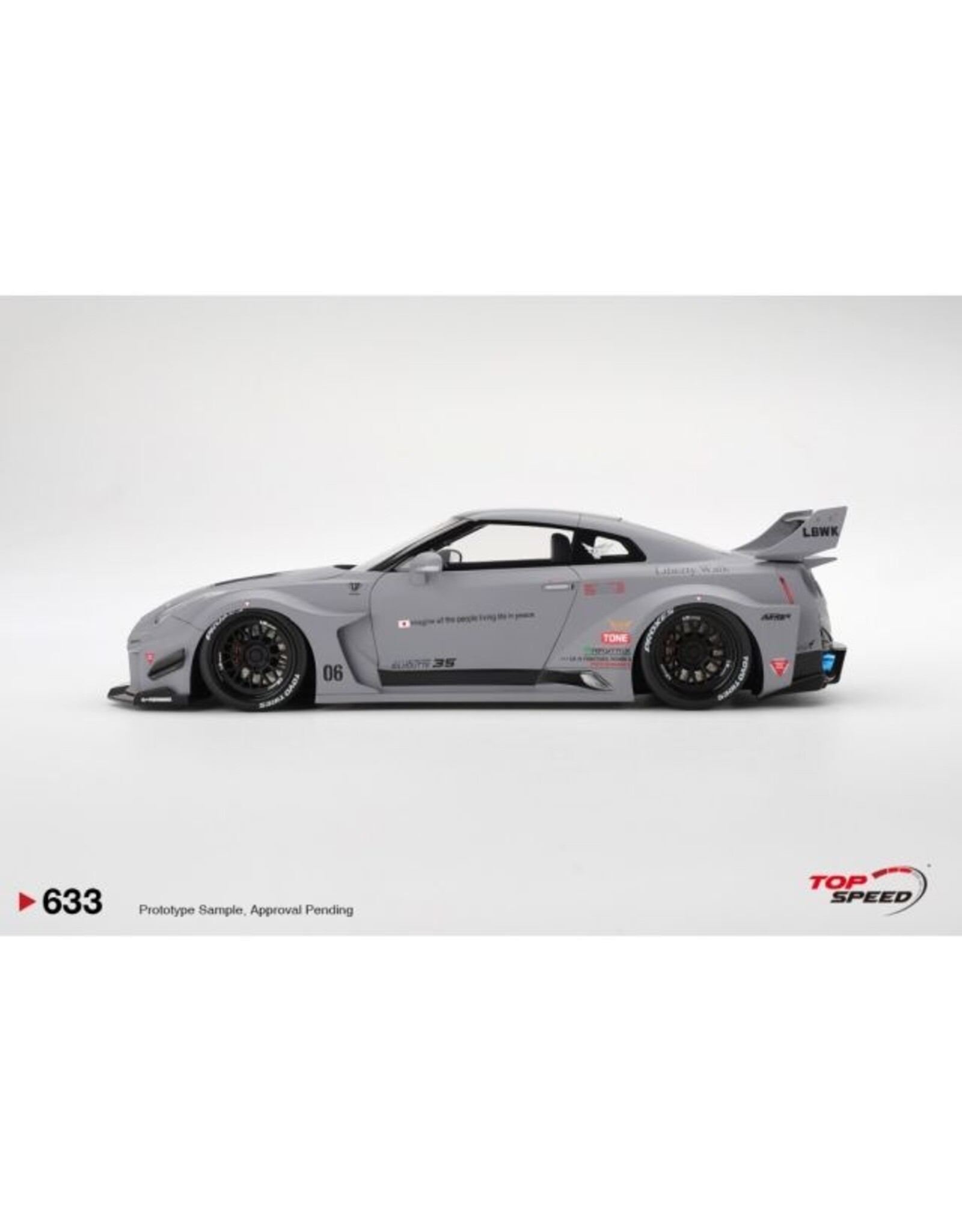 Nissan by Liberty Walk Nissan GTR(R35)LB-Super Silhouette Ver1(matt grey)