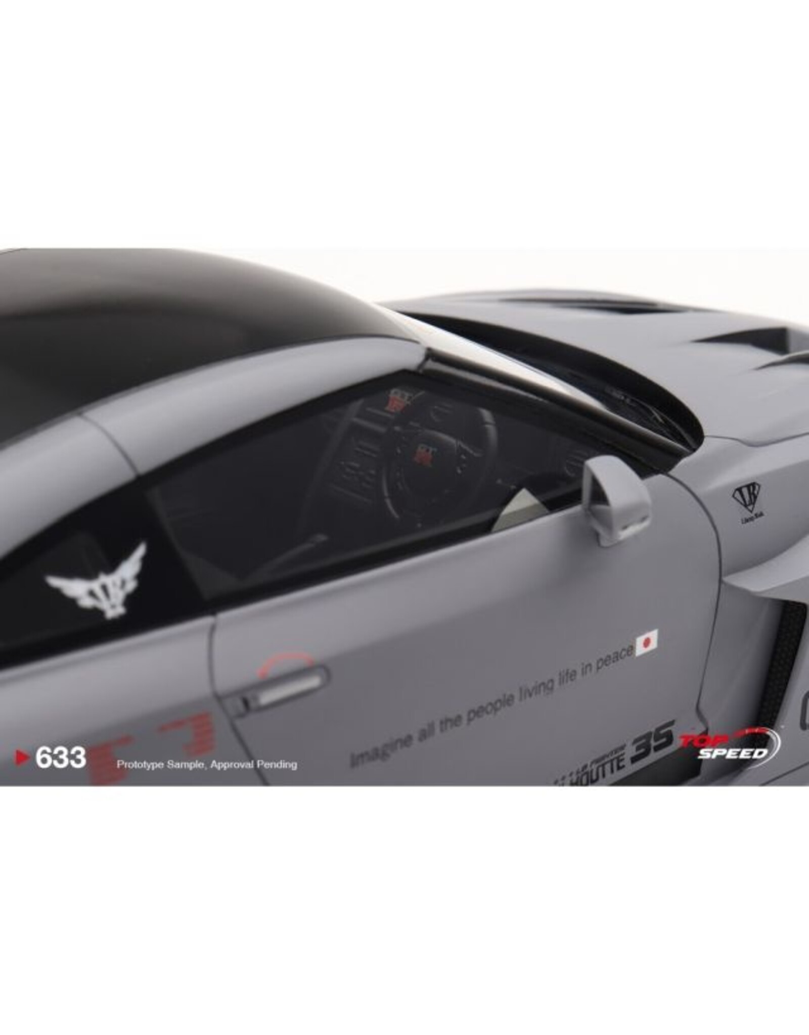 Nissan by Liberty Walk Nissan GTR(R35)LB-Super Silhouette Ver1(matt grey)