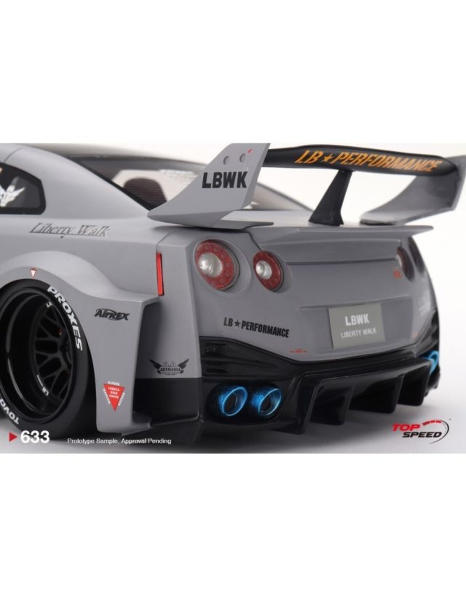 Nissan by Liberty Walk Nissan GTR(R35)LB-Super Silhouette Ver1(matt grey)