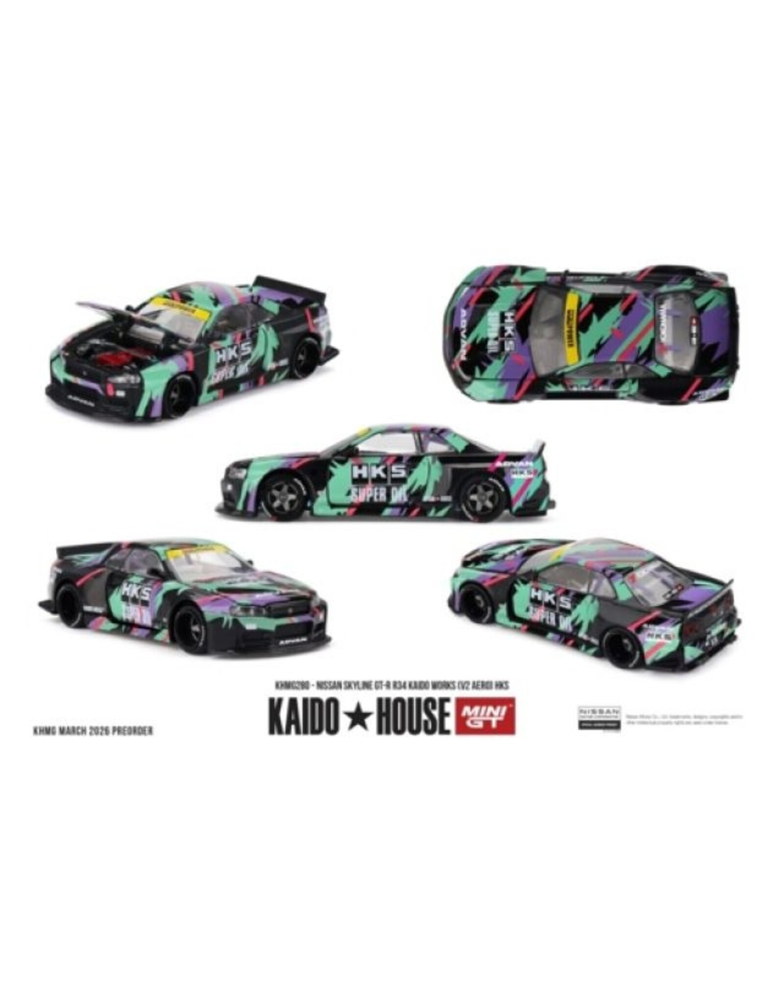 Nissan Nissan Skyline GTR(R34)Kaido Works(V2 Aero)HKS(1999)