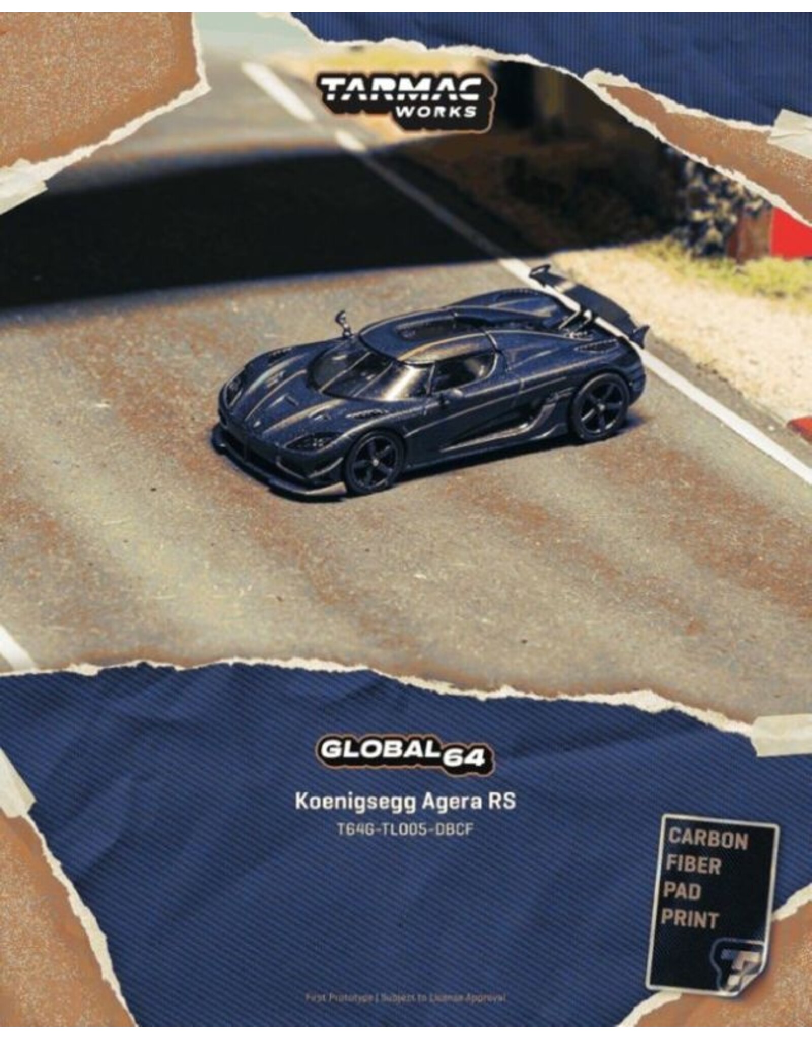 Koeningsegg Koenigsegg Agera RS(dark blue carbon fiber)