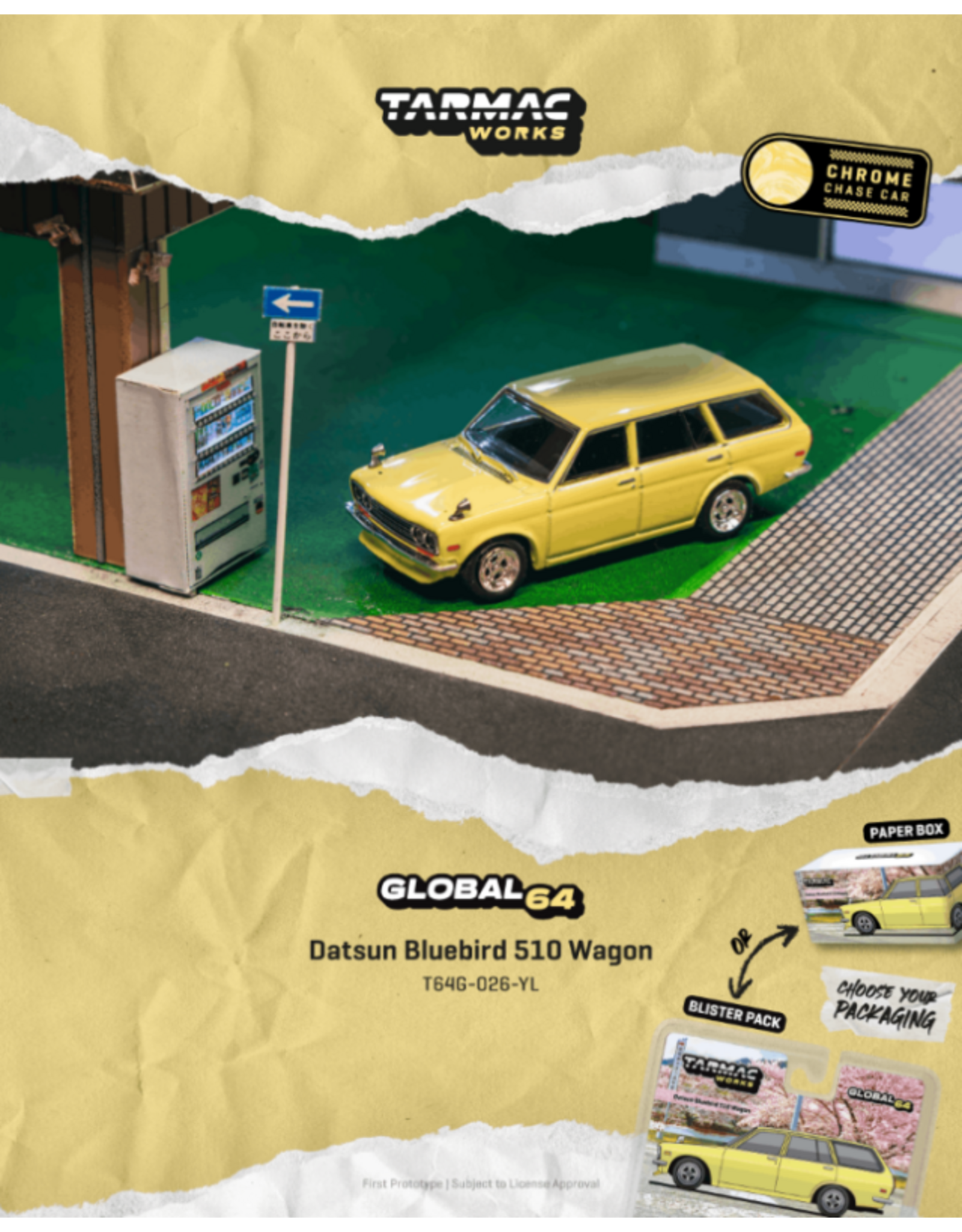 Datsun Datsun 510 Bluebird Wagon(1973)yellow