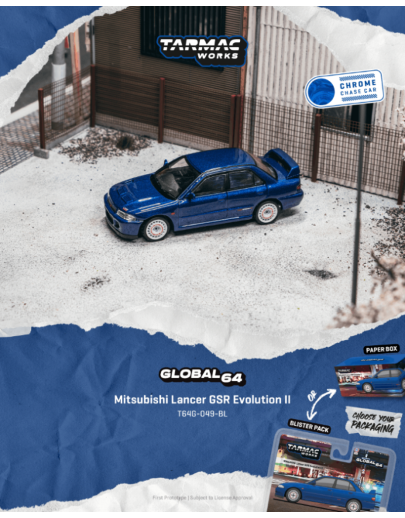 Mitsubishi Mitsubishi Lancer GSR Evolution 2(1994)blue