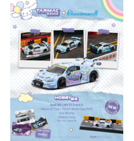 Audi Audi R8 LMS GT3 Evo II #36(Uno Racing)Macau GT 2025)+ diorama + card