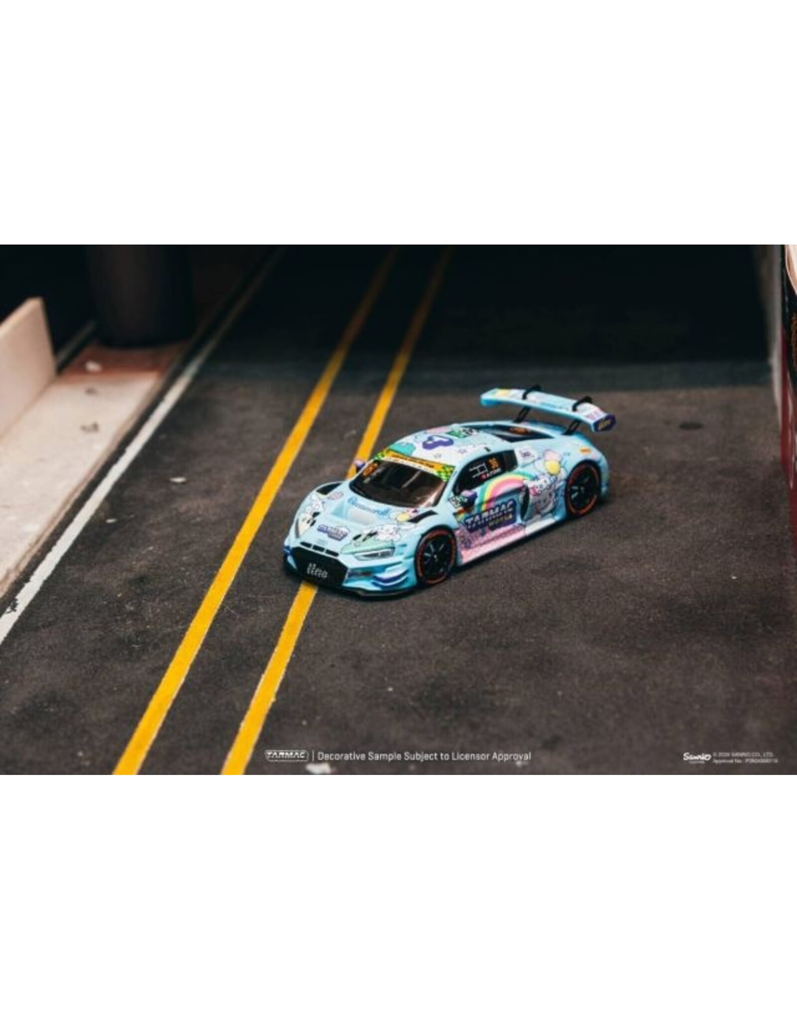 Audi Audi R8 LMS GT3 Evo II #36(Uno Racing)Macau GT 2025)+ diorama + card