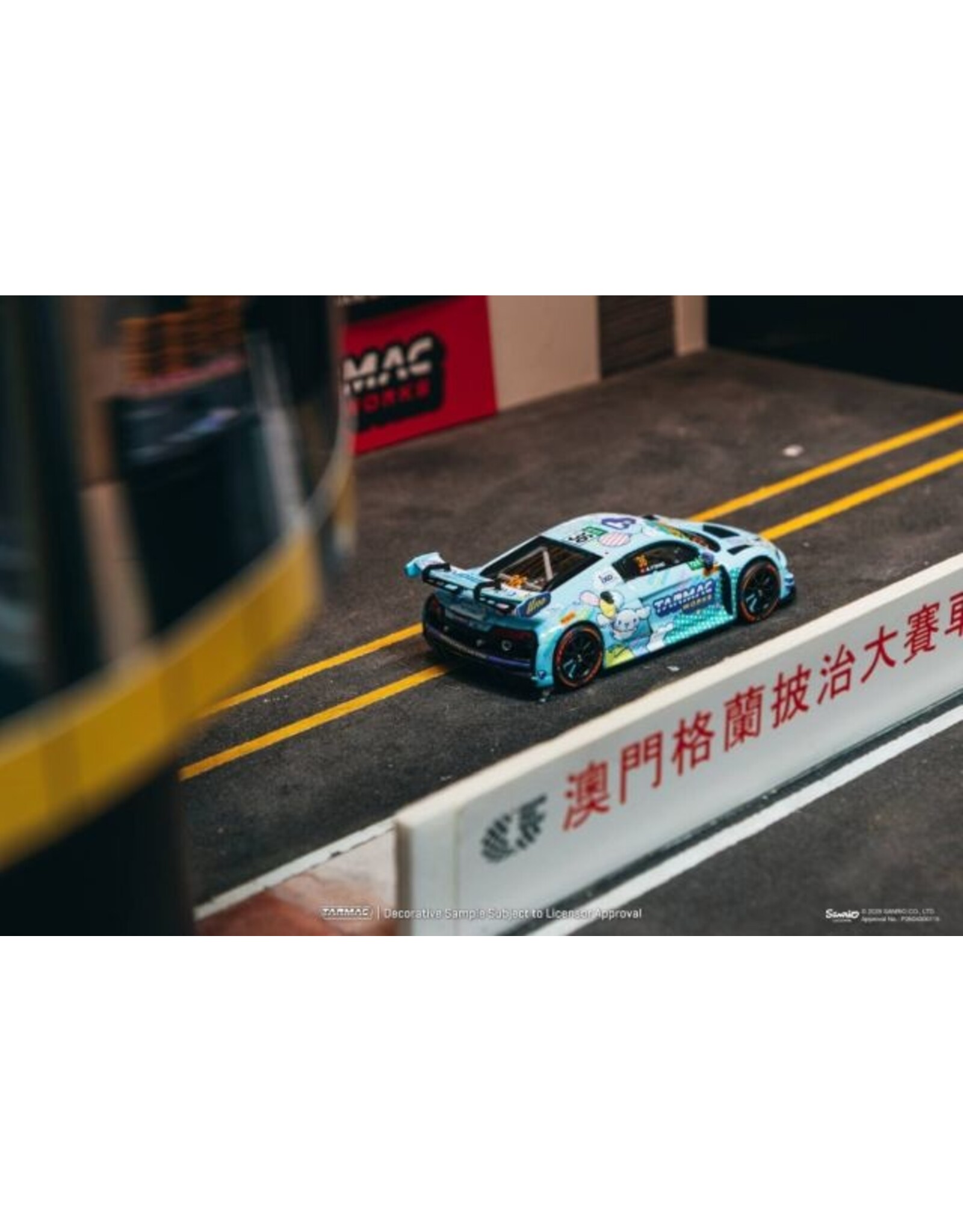 Audi Audi R8 LMS GT3 Evo II #36(Uno Racing)Macau GT 2025)+ diorama + card